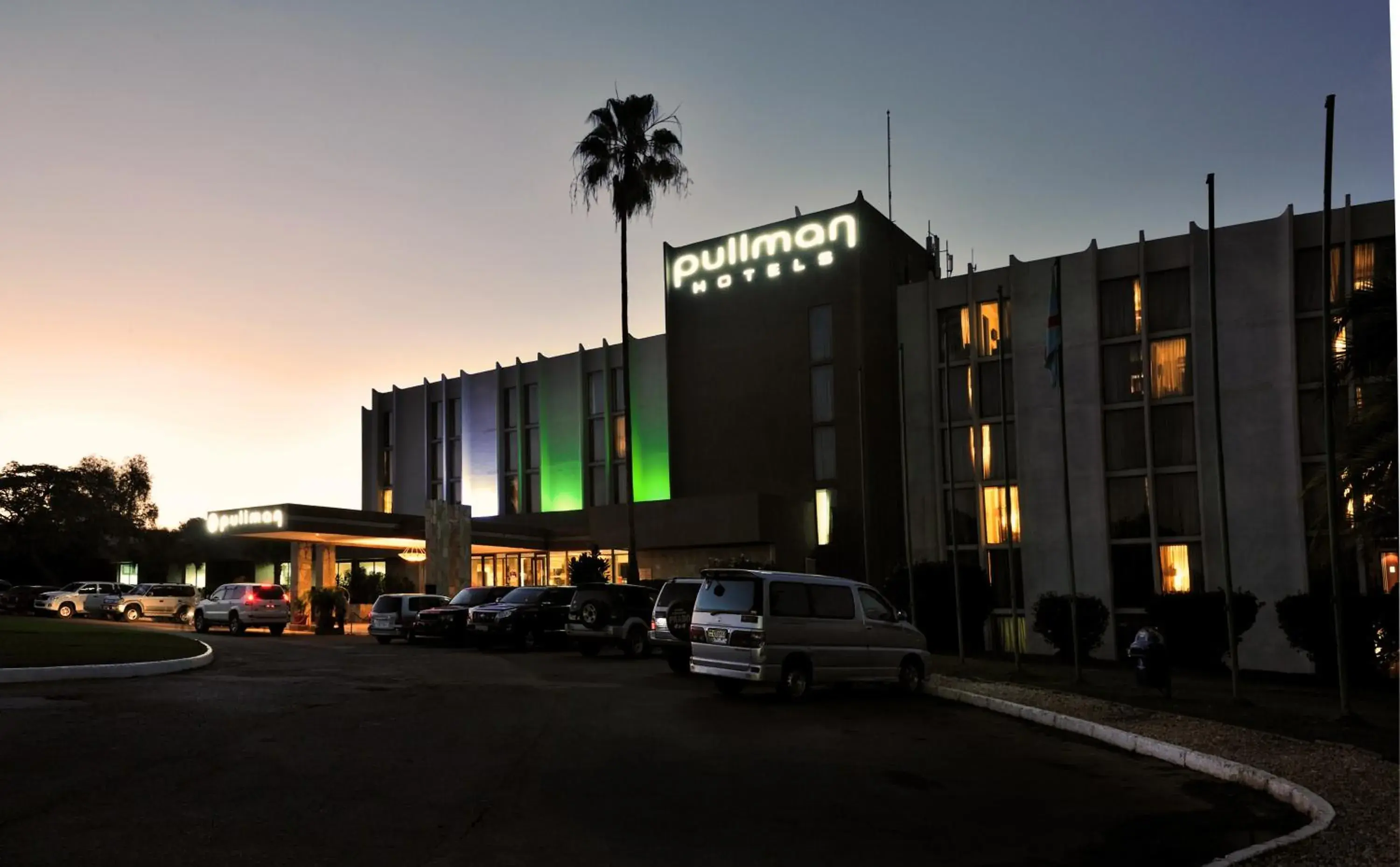 Facade/entrance in Pullman Lubumbashi Grand Karavia. Facade/entrance in Pullman Lubumbashi Grand Karavia.