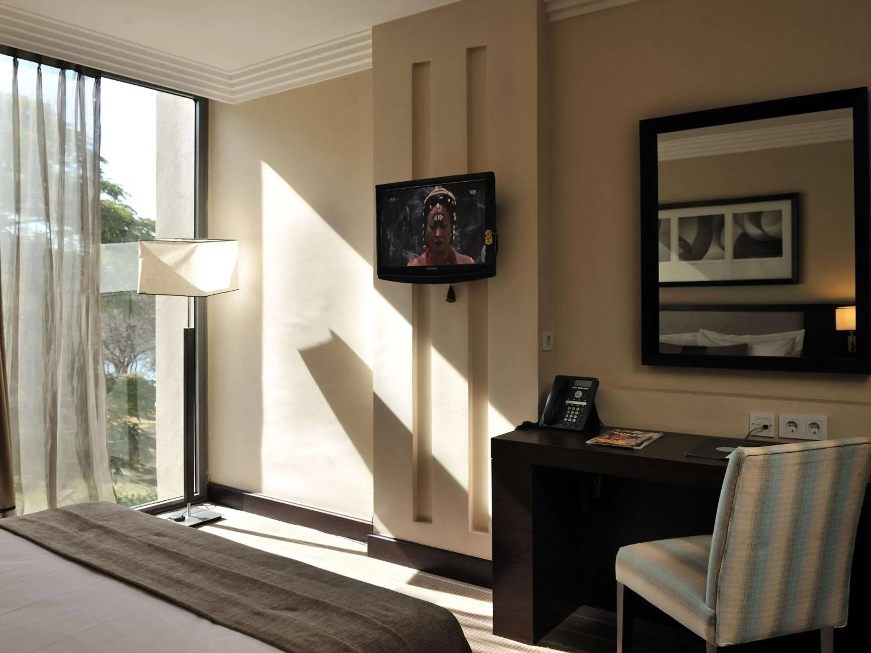 Photo of the whole room, Bed in Pullman Lubumbashi Grand Karavia. Photo of the whole room, Bed in Pullman Lubumbashi Grand Karavia.