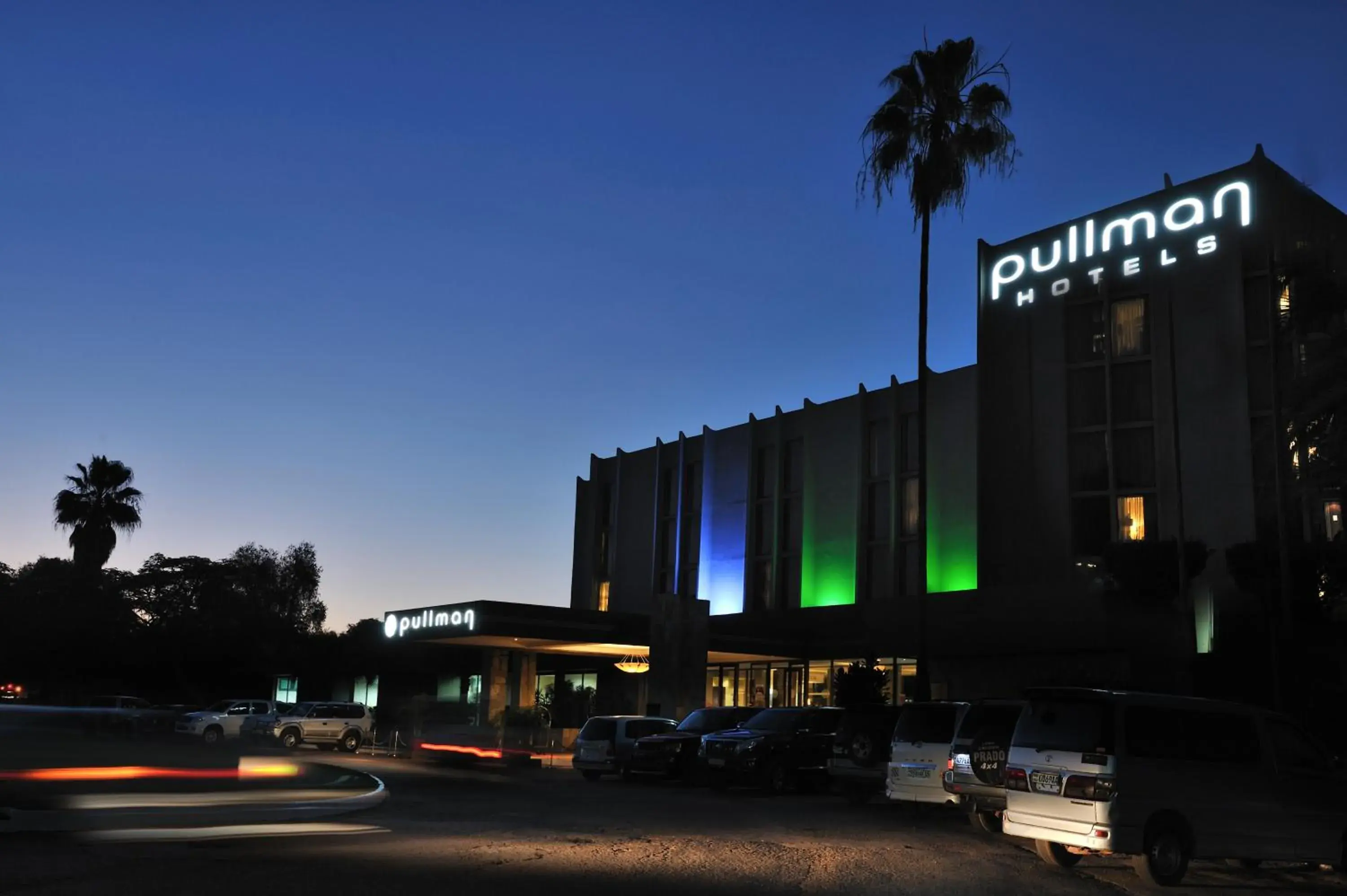 Facade/entrance in Pullman Lubumbashi Grand Karavia. Facade/entrance in Pullman Lubumbashi Grand Karavia.
