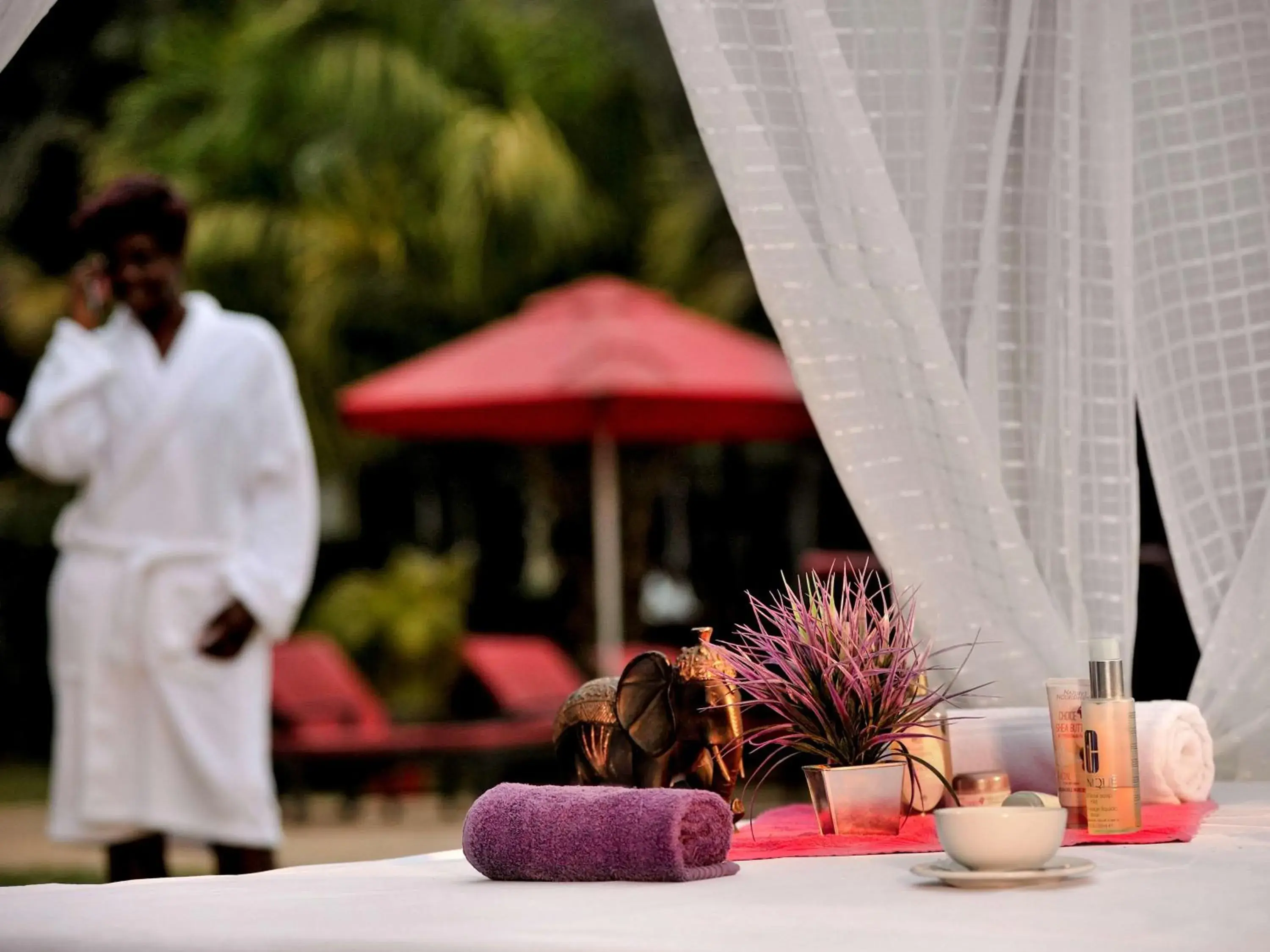 Spa and wellness centre/facilities in Pullman Lubumbashi Grand Karavia. Spa and wellness centre/facilities in Pullman Lubumbashi Grand Karavia.
