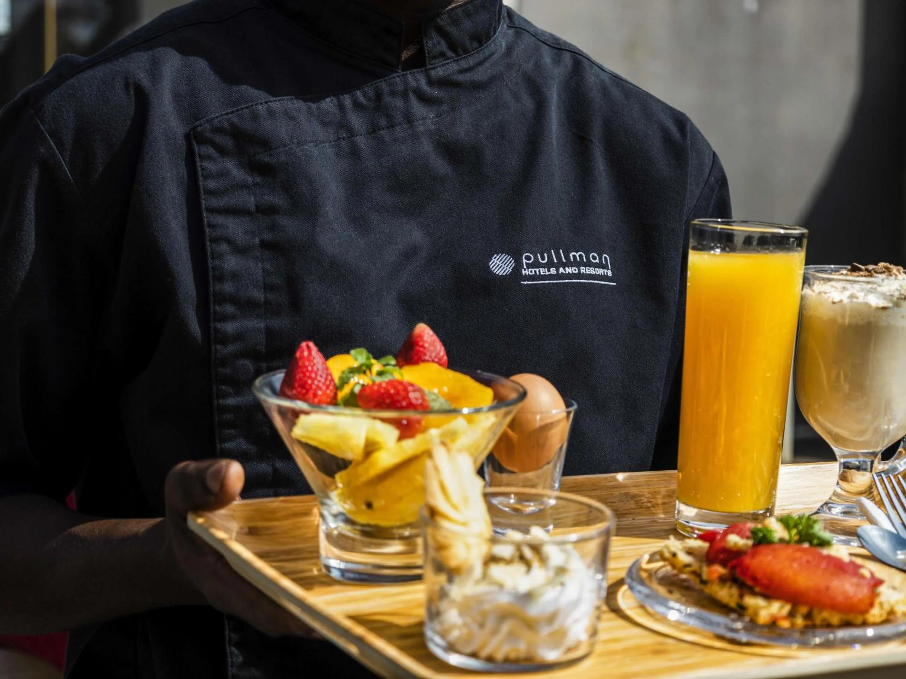 Breakfast in Pullman Lubumbashi Grand Karavia.