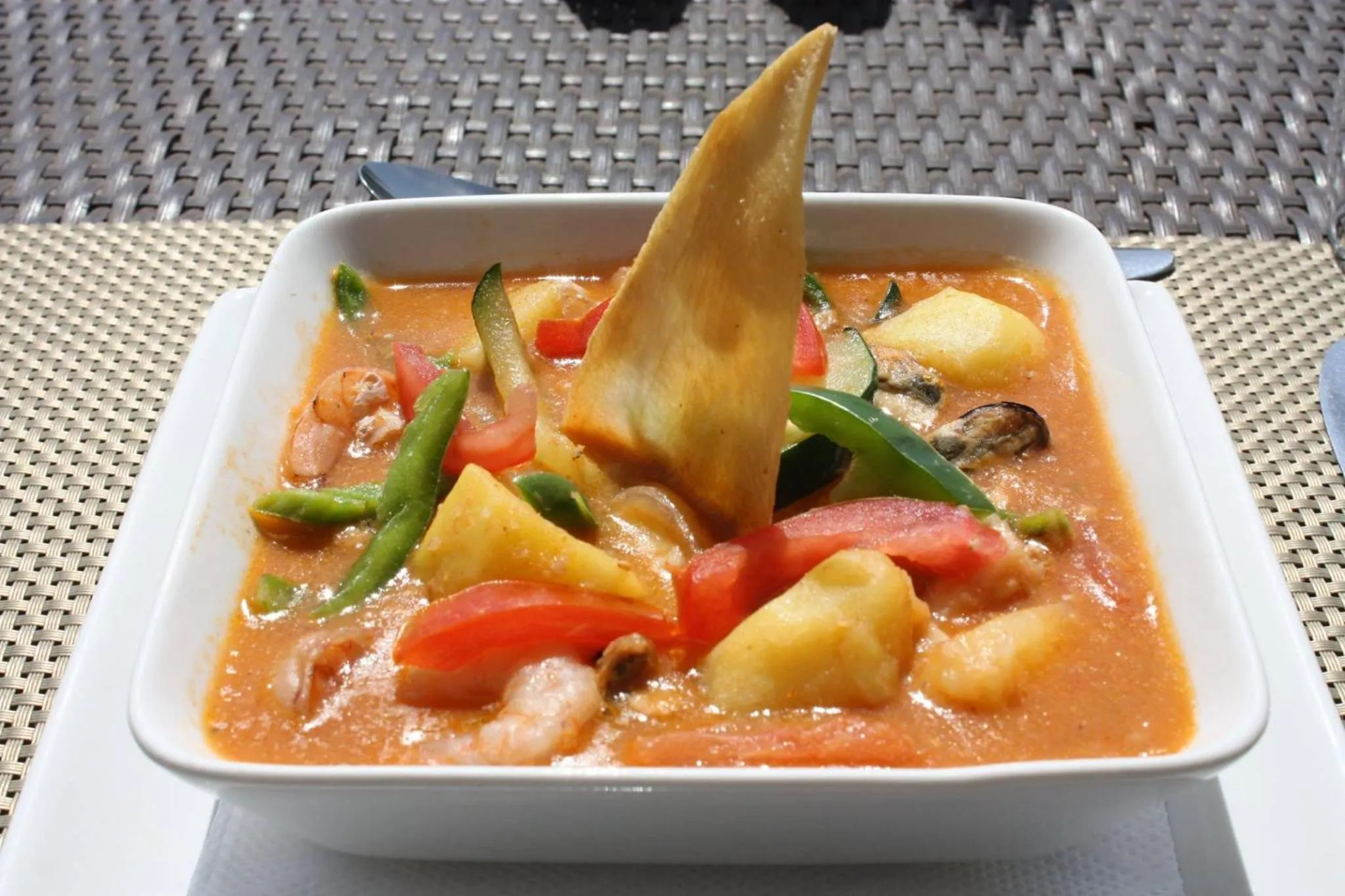 Food close-up in Pullman Lubumbashi Grand Karavia.