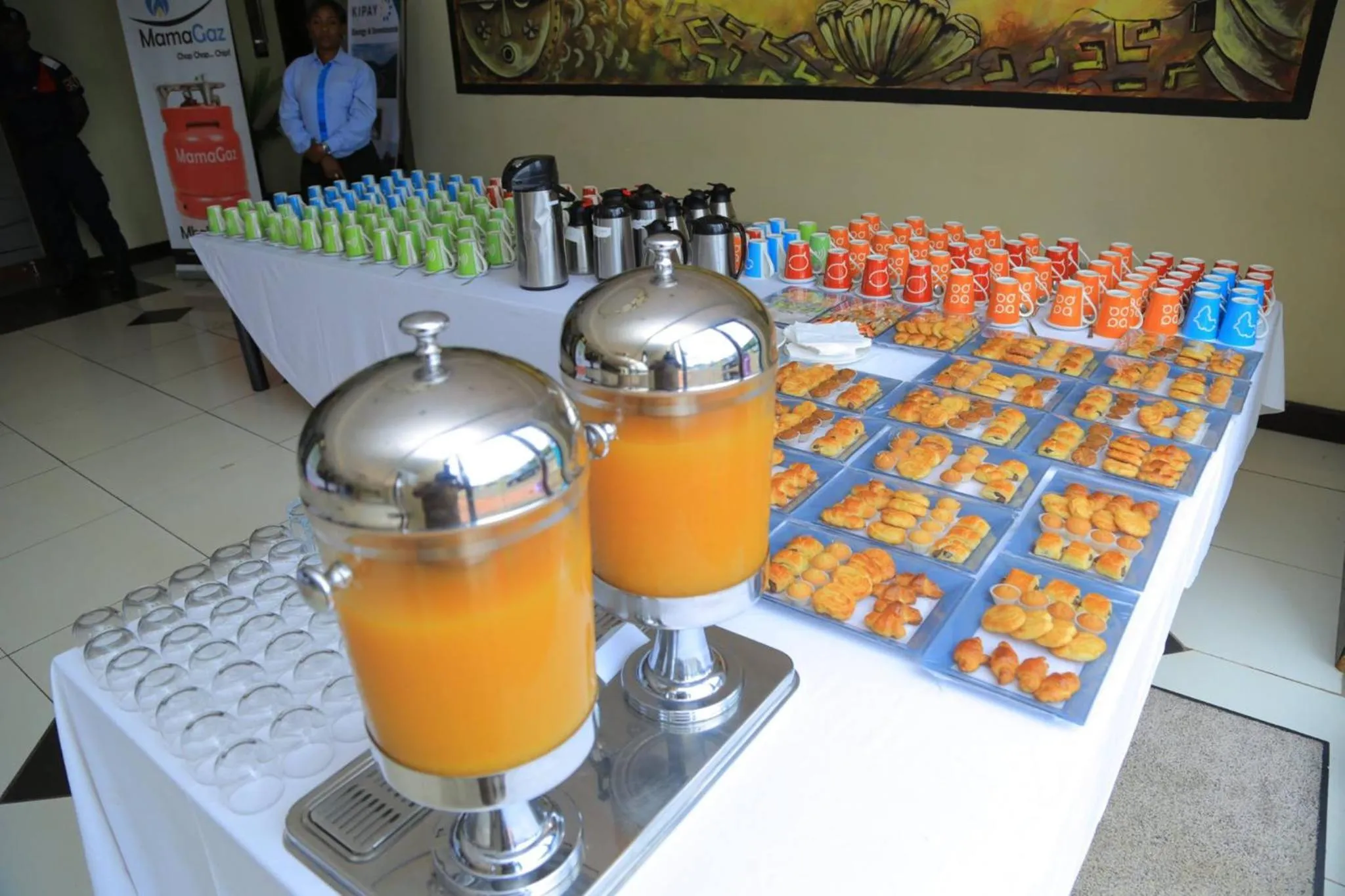 Food and drinks in Pullman Lubumbashi Grand Karavia.