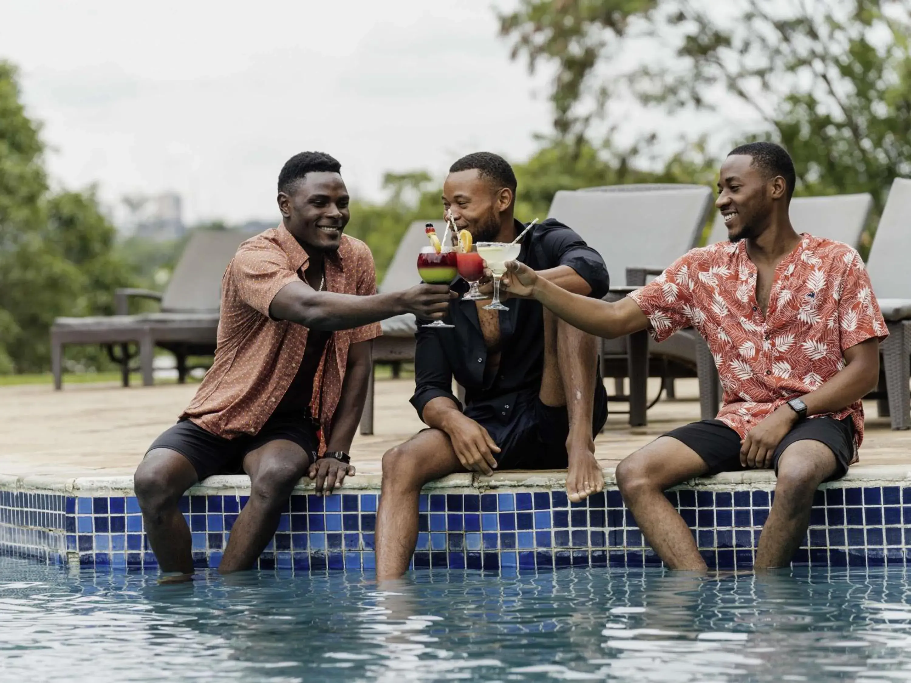 Pool view in Pullman Lubumbashi Grand Karavia. Pool view in Pullman Lubumbashi Grand Karavia.