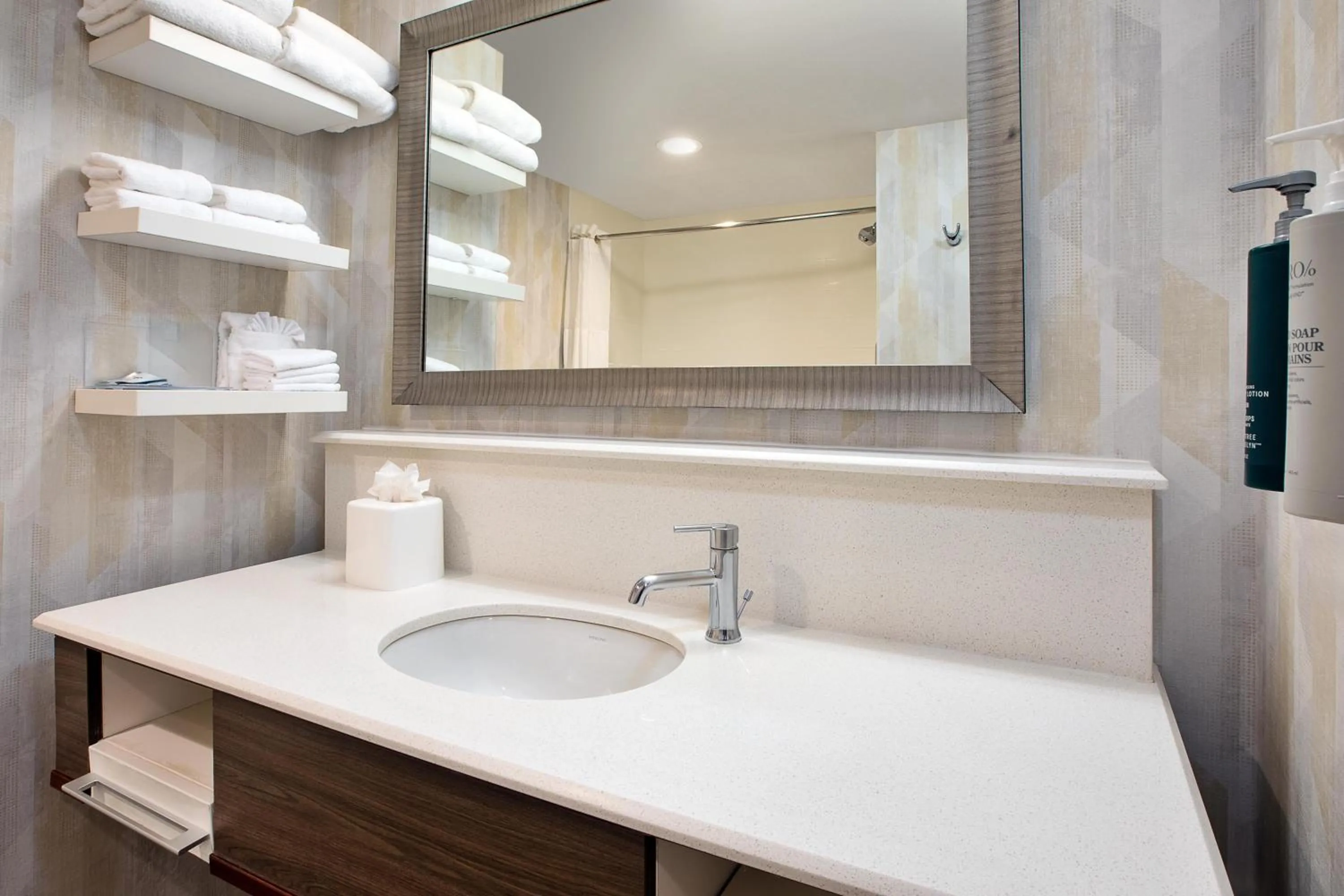 Bathroom in Hampton Inn North Little Rock McCain Mall, AR