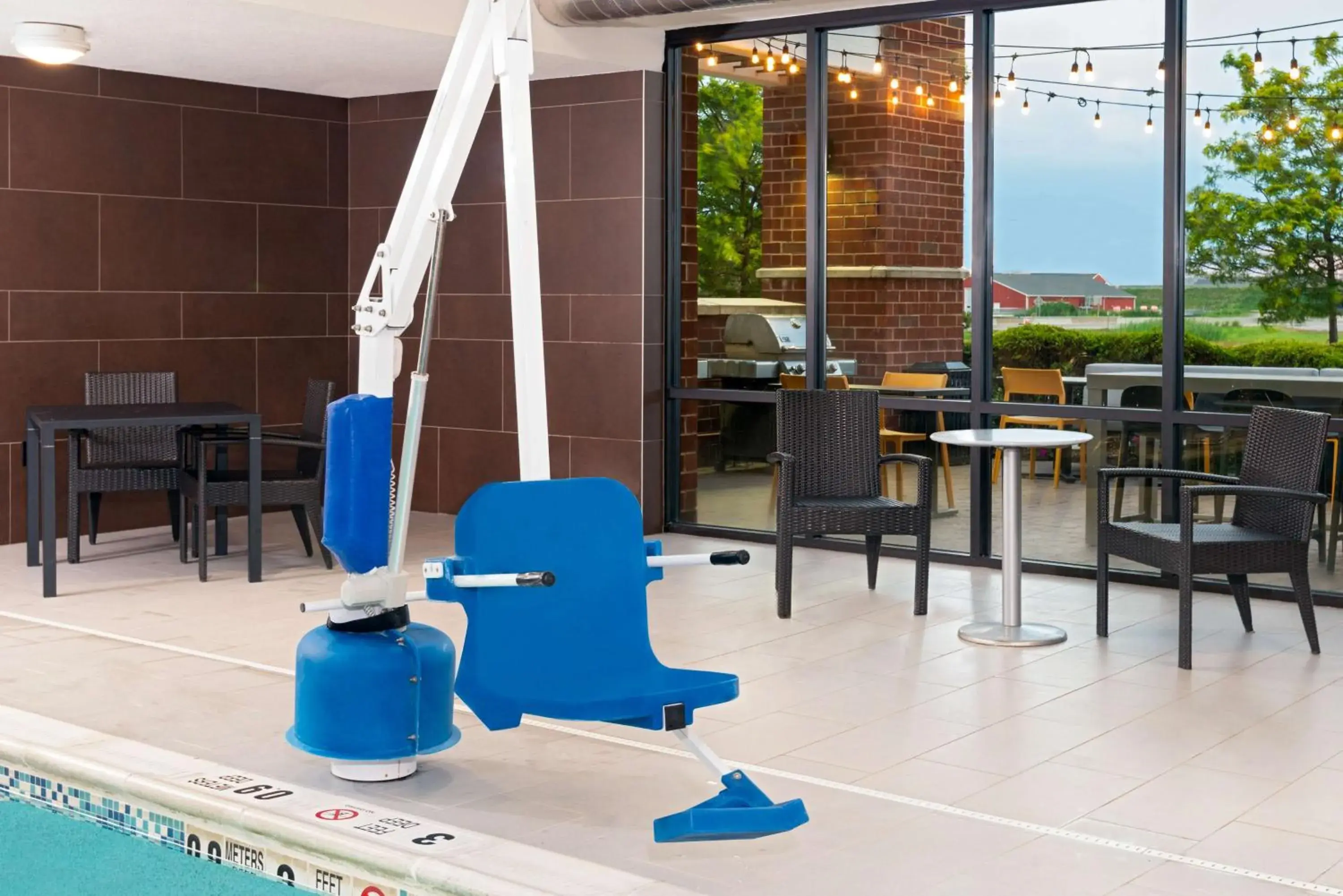 Pool view in Home2 Suites by Hilton Buffalo Airport/ Galleria Mall Pool view in Home2 Suites by Hilton Buffalo Airport/ Galleria Mall