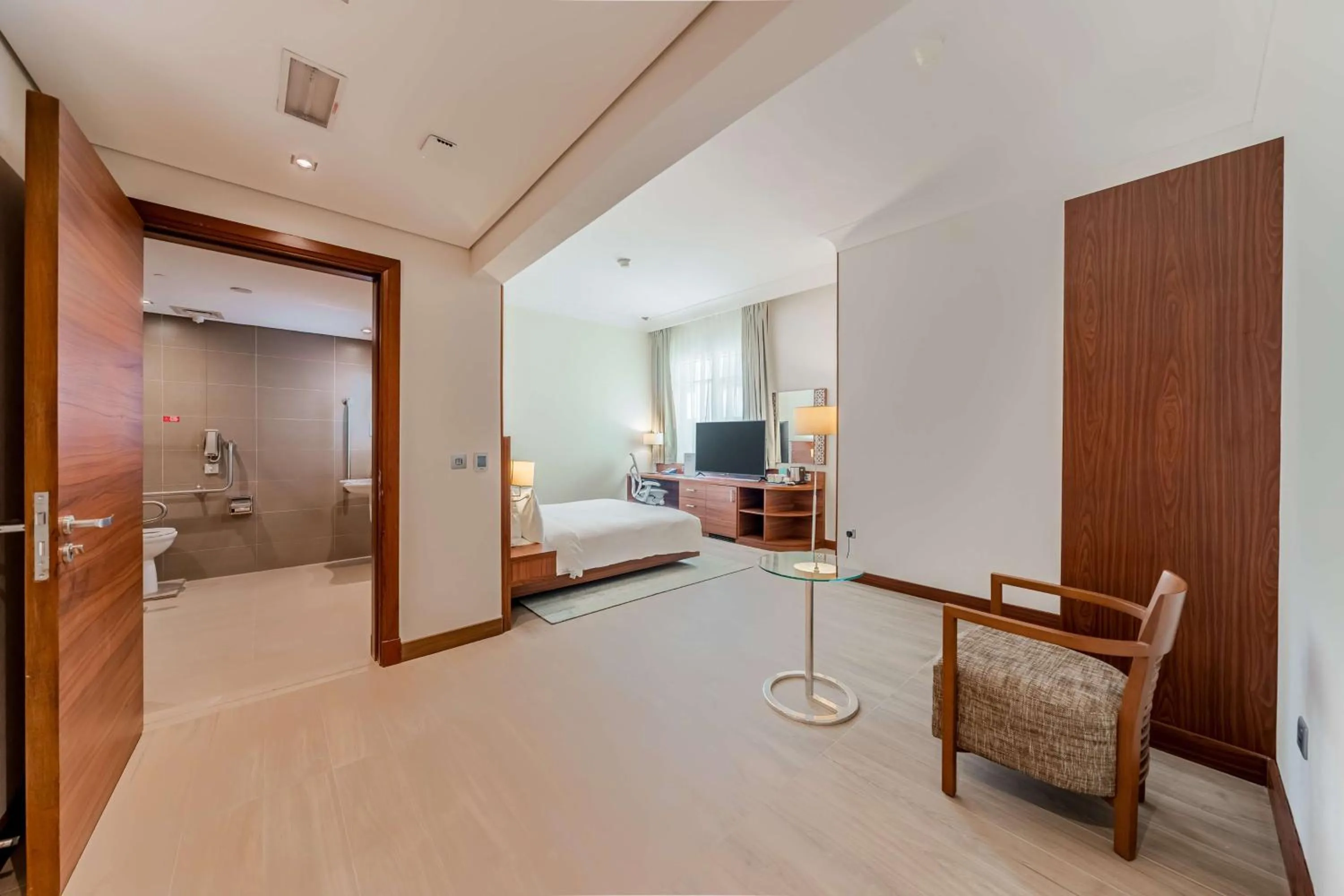 Bed in Hilton Garden inn Dubai Jumeirah