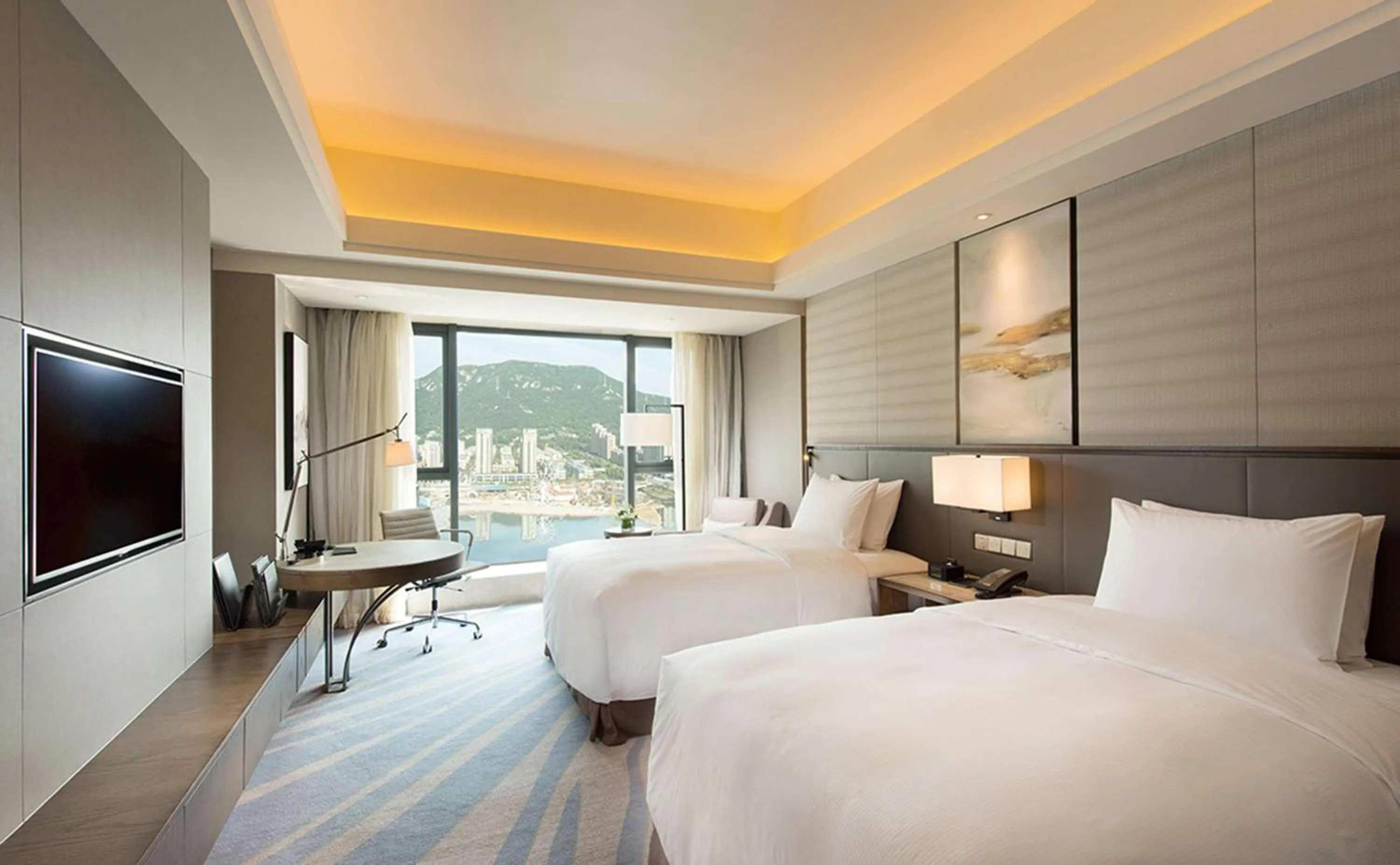 Bedroom, Bed in Hilton Zhoushan