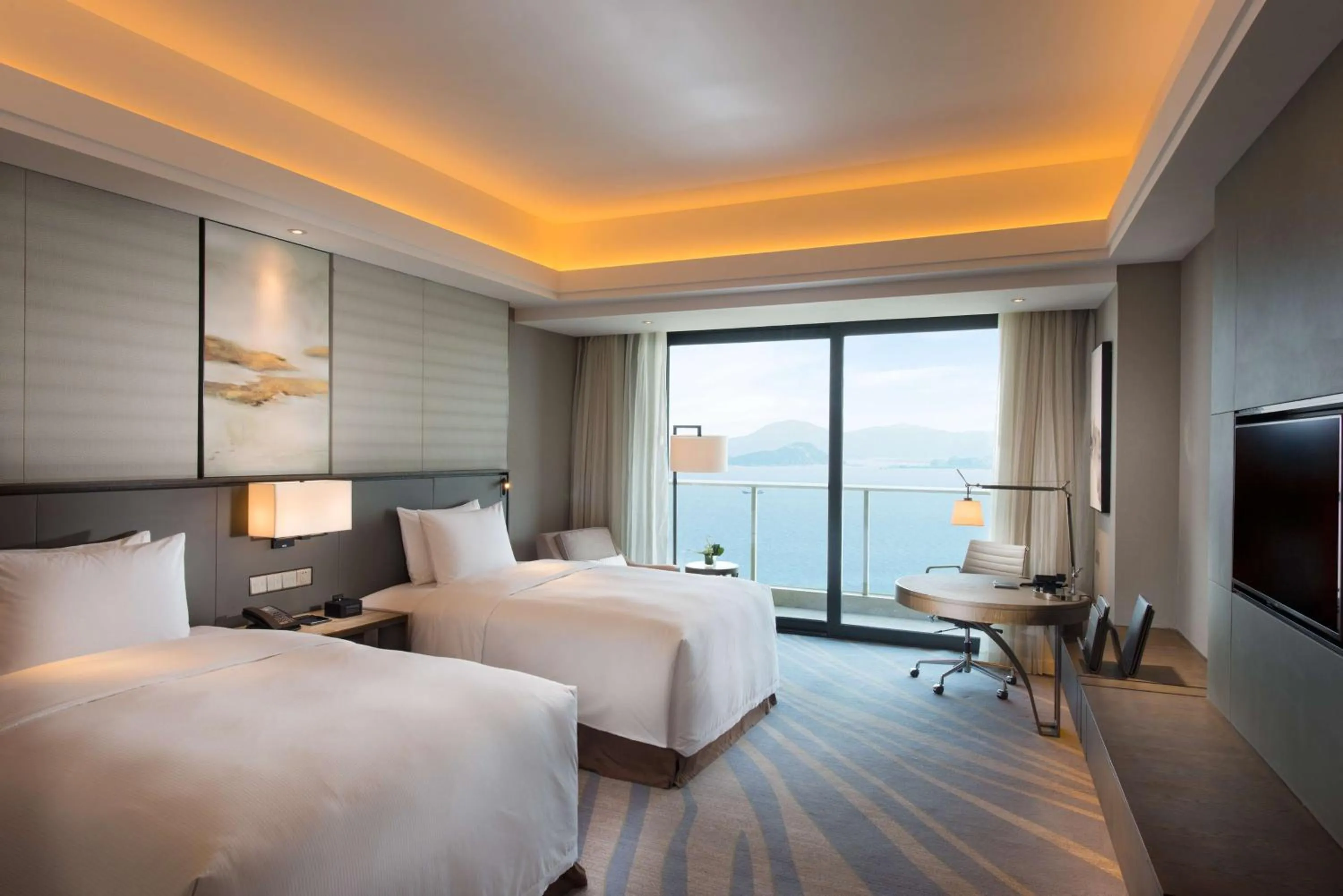 Bedroom, Bed in Hilton Zhoushan