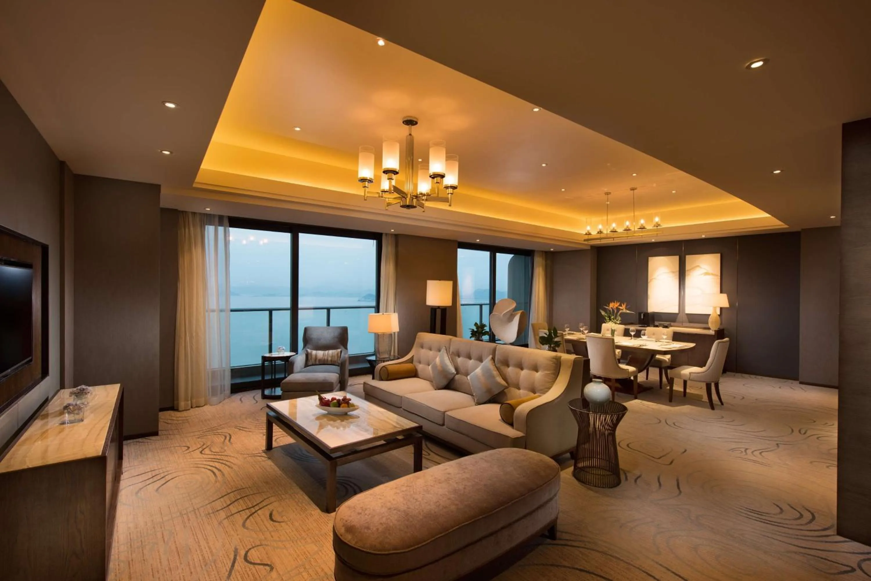 Kitchen or kitchenette in Hilton Zhoushan