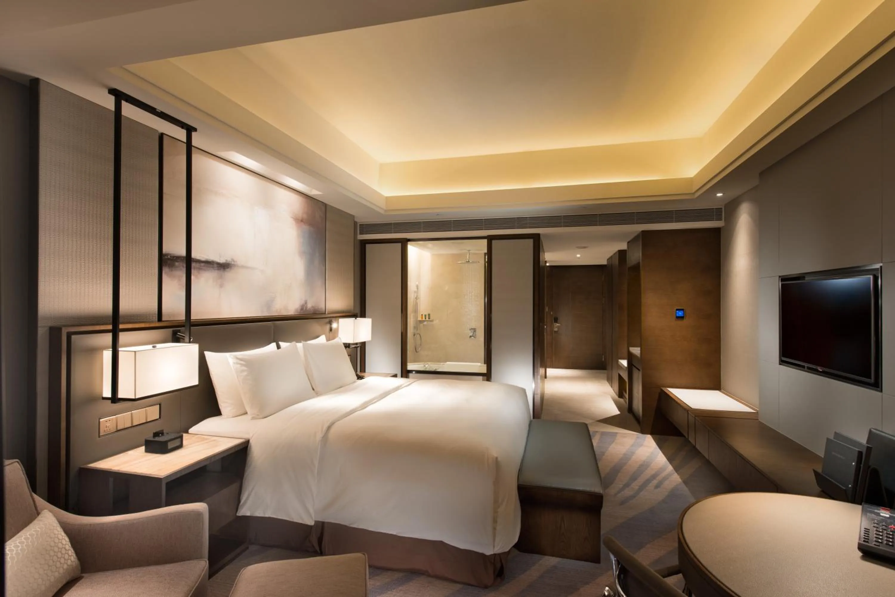 On site, Bed in Hilton Zhoushan