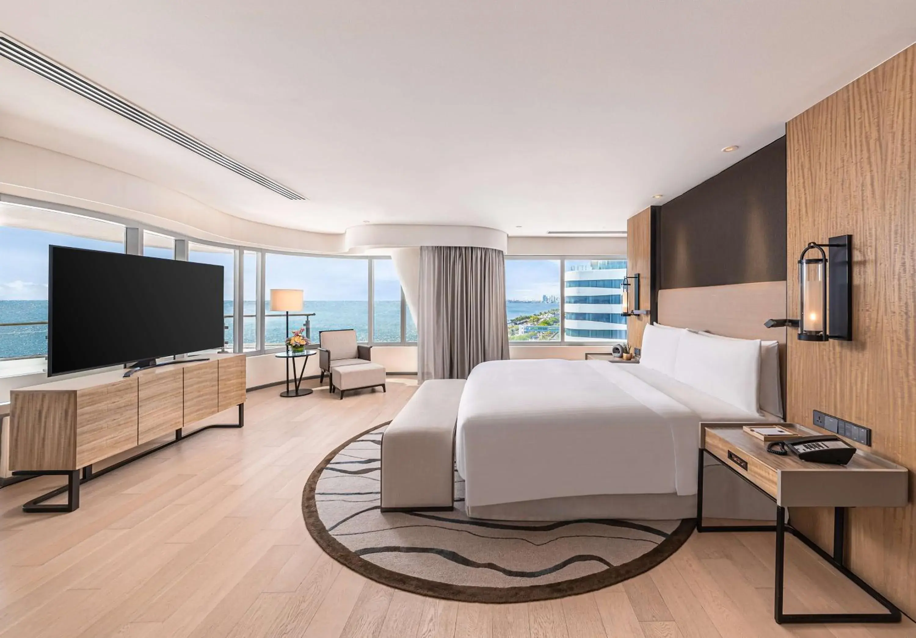 Bed in Conrad Manila Bed in Conrad Manila