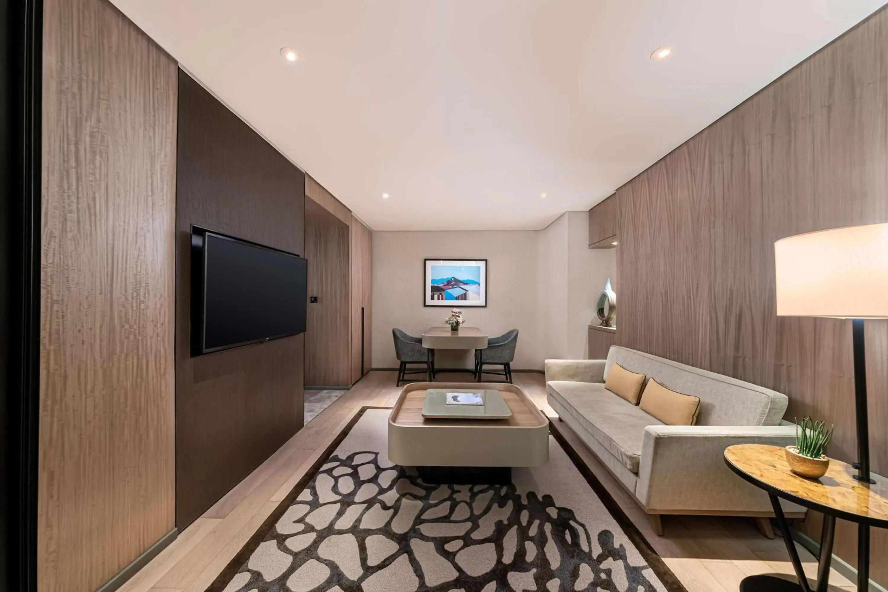 Living room in Conrad Manila Living room in Conrad Manila