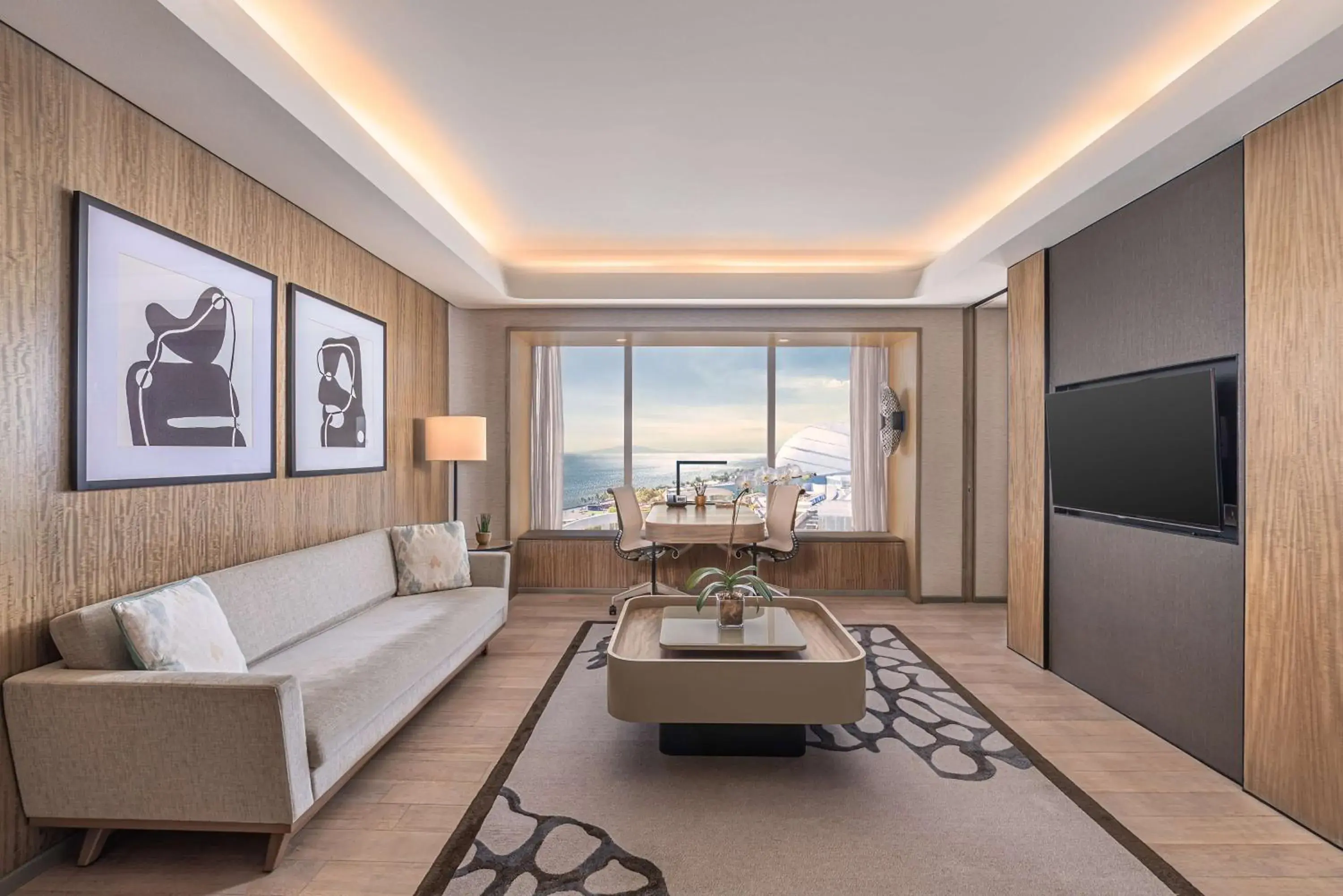 Bed in Conrad Manila Bed in Conrad Manila