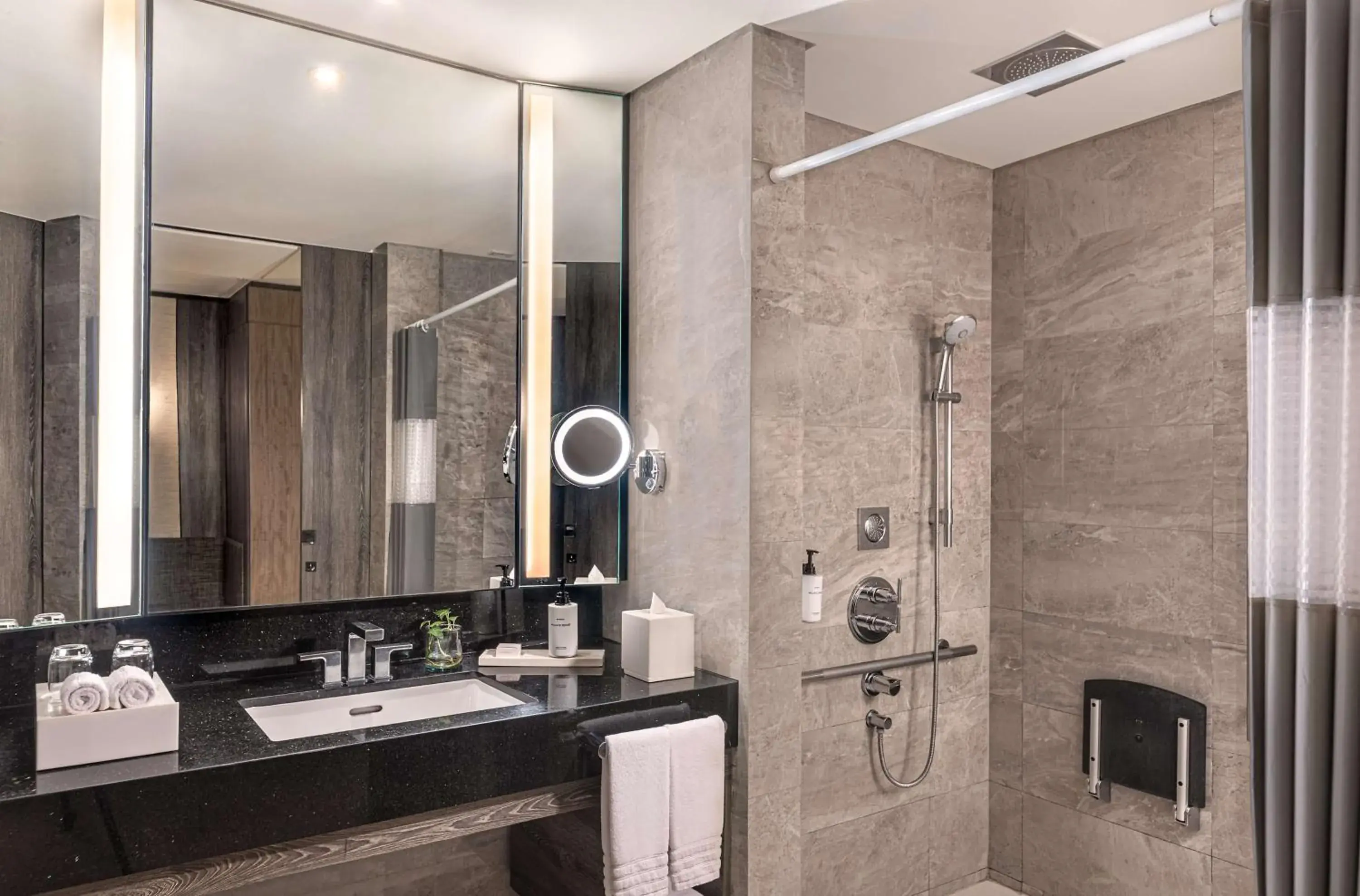 Bathroom in Conrad Manila Bathroom in Conrad Manila