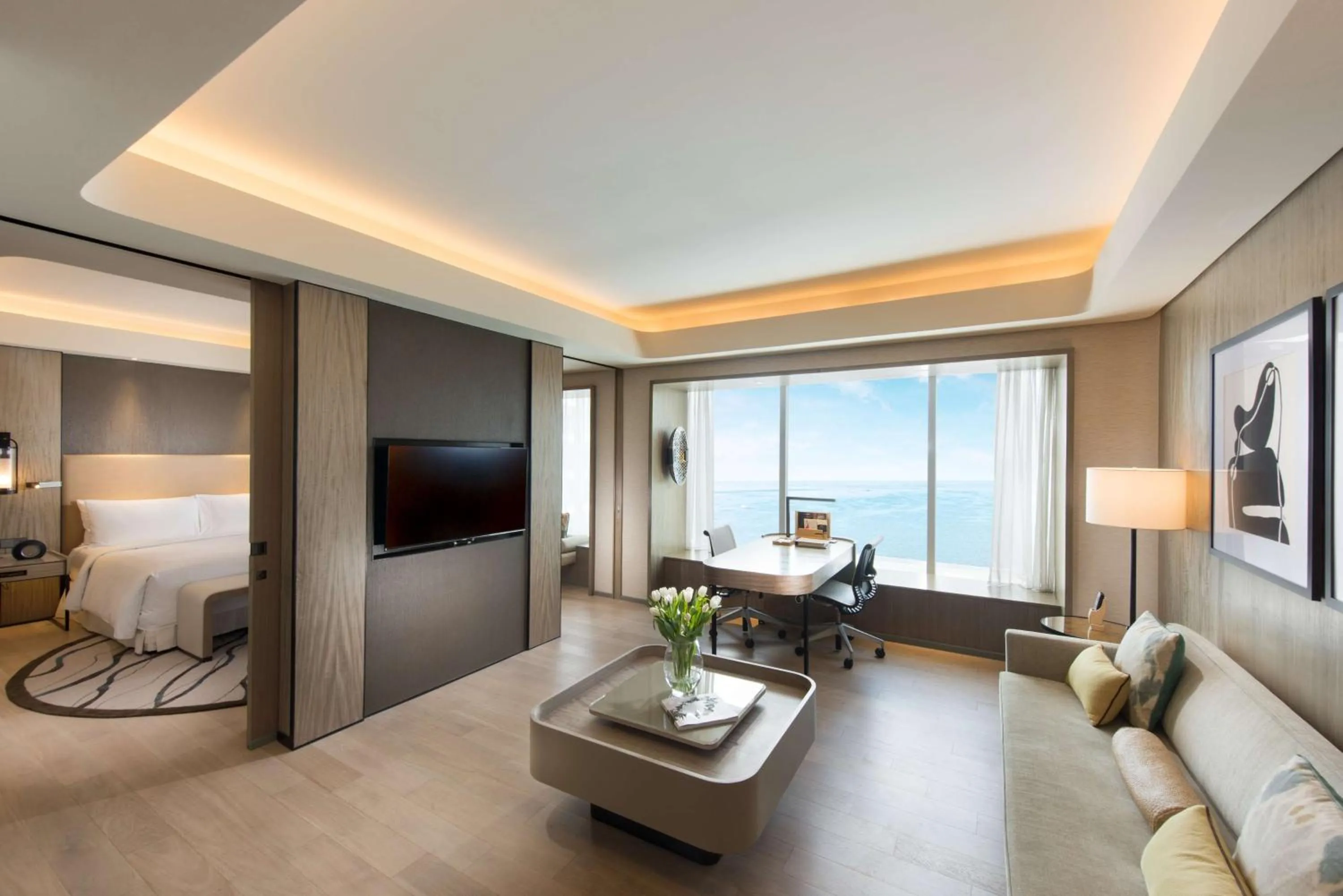 Bedroom in Conrad Manila