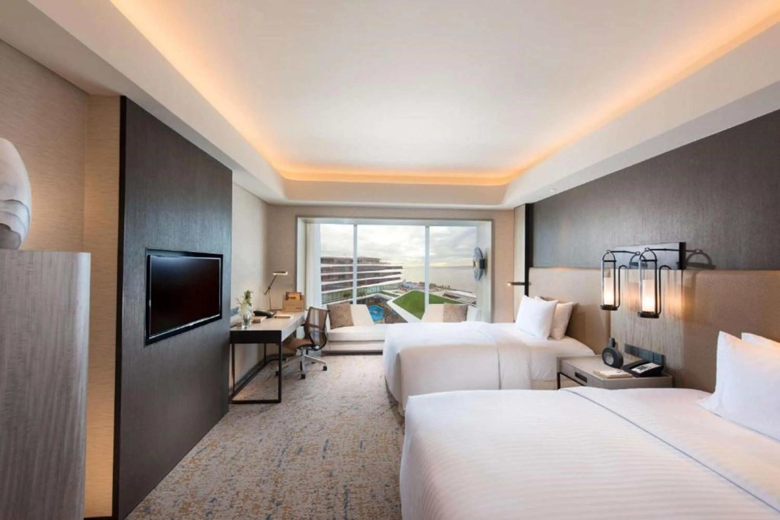 Bedroom, Bed in Conrad Manila