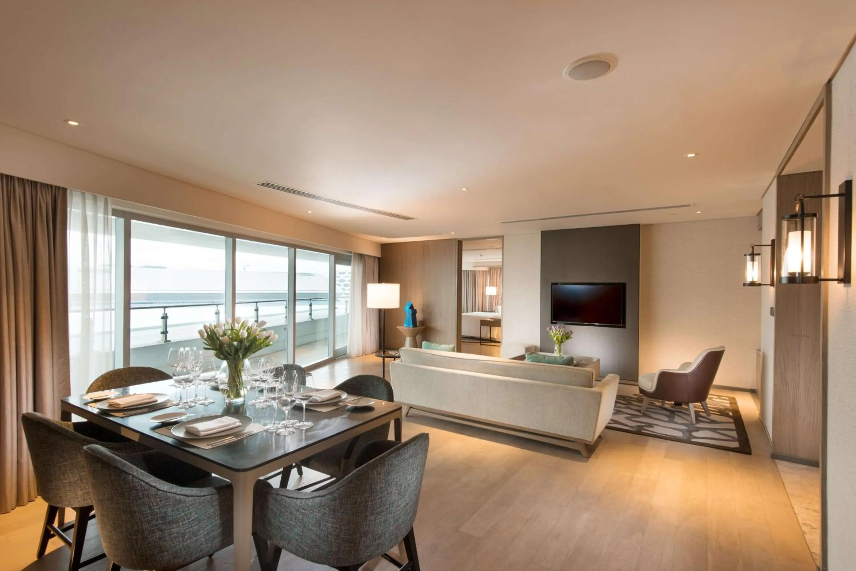 Living room in Conrad Manila