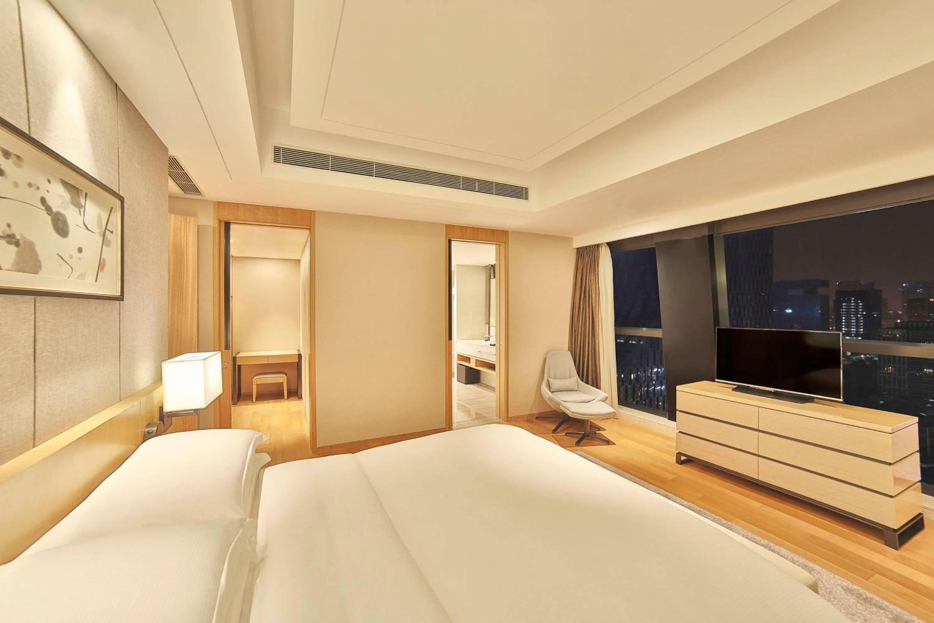 Bedroom, Bed in Hilton Suzhou