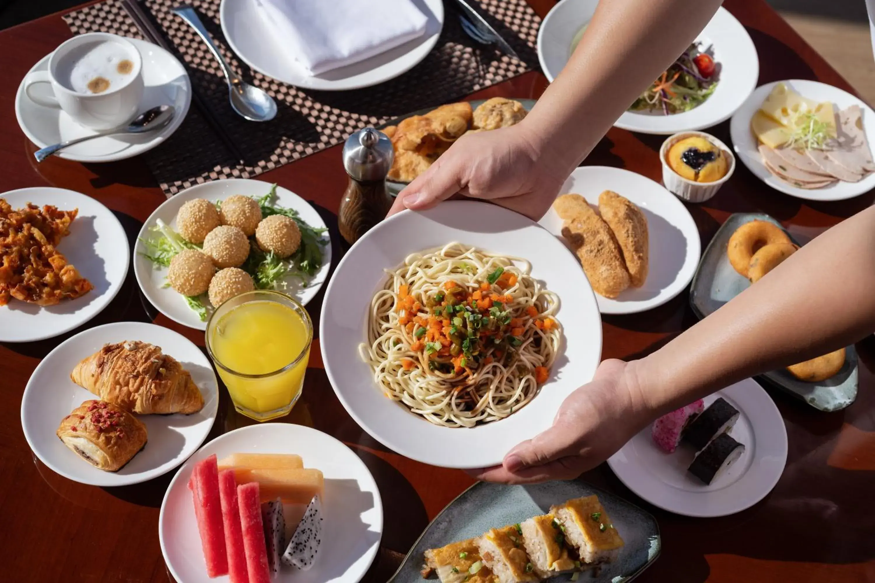 Breakfast in Hilton Wuhan Yangtze Riverside Breakfast in Hilton Wuhan Yangtze Riverside