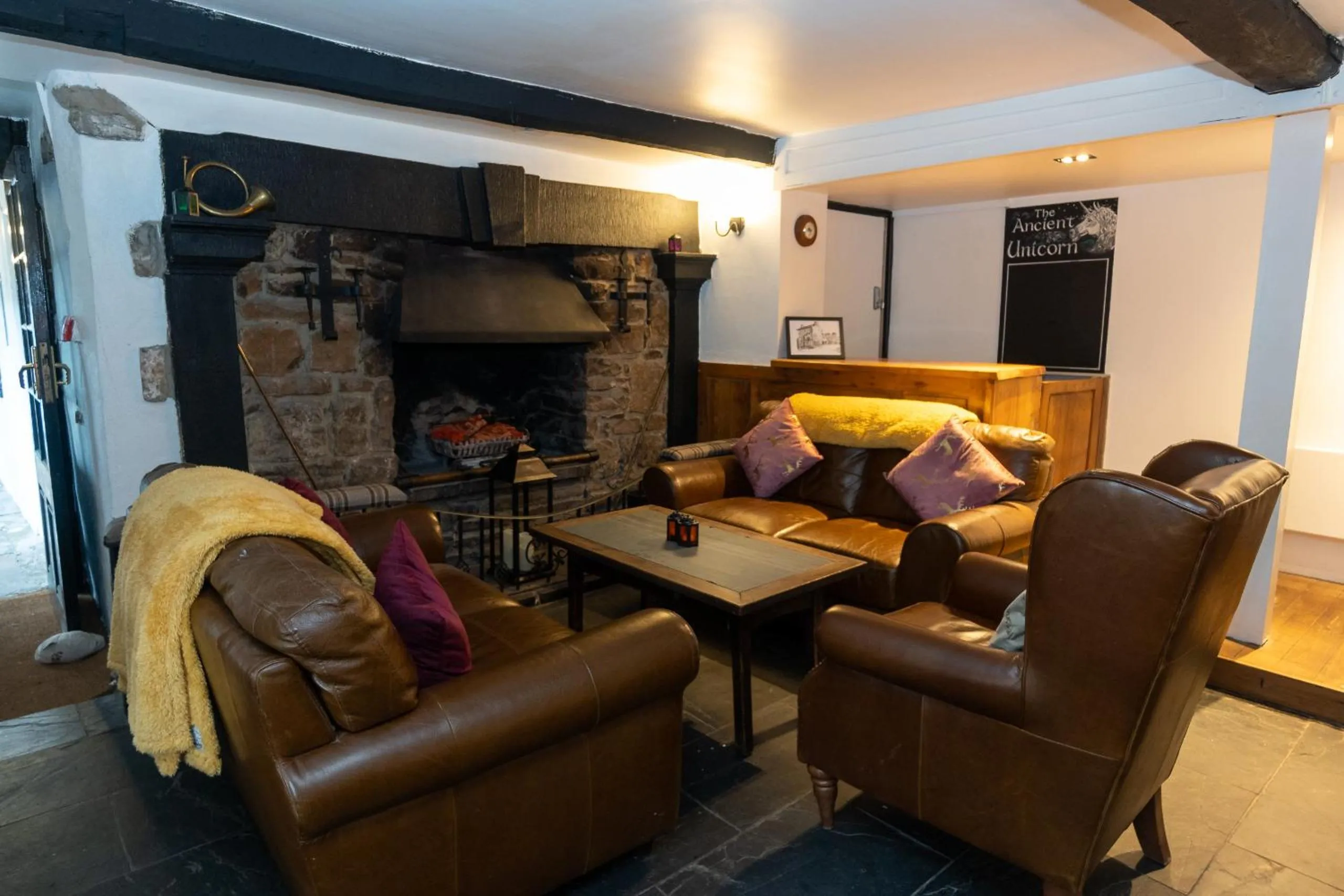 Lounge or bar in The Ancient Unicorn