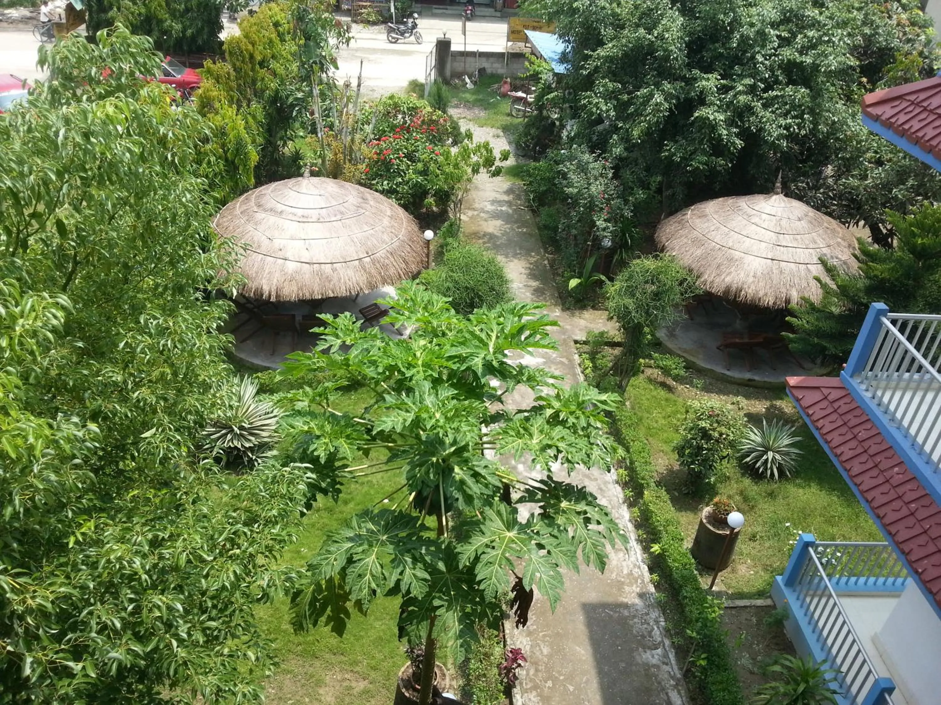 Bird's eye view in Hotel Shiva's Dream