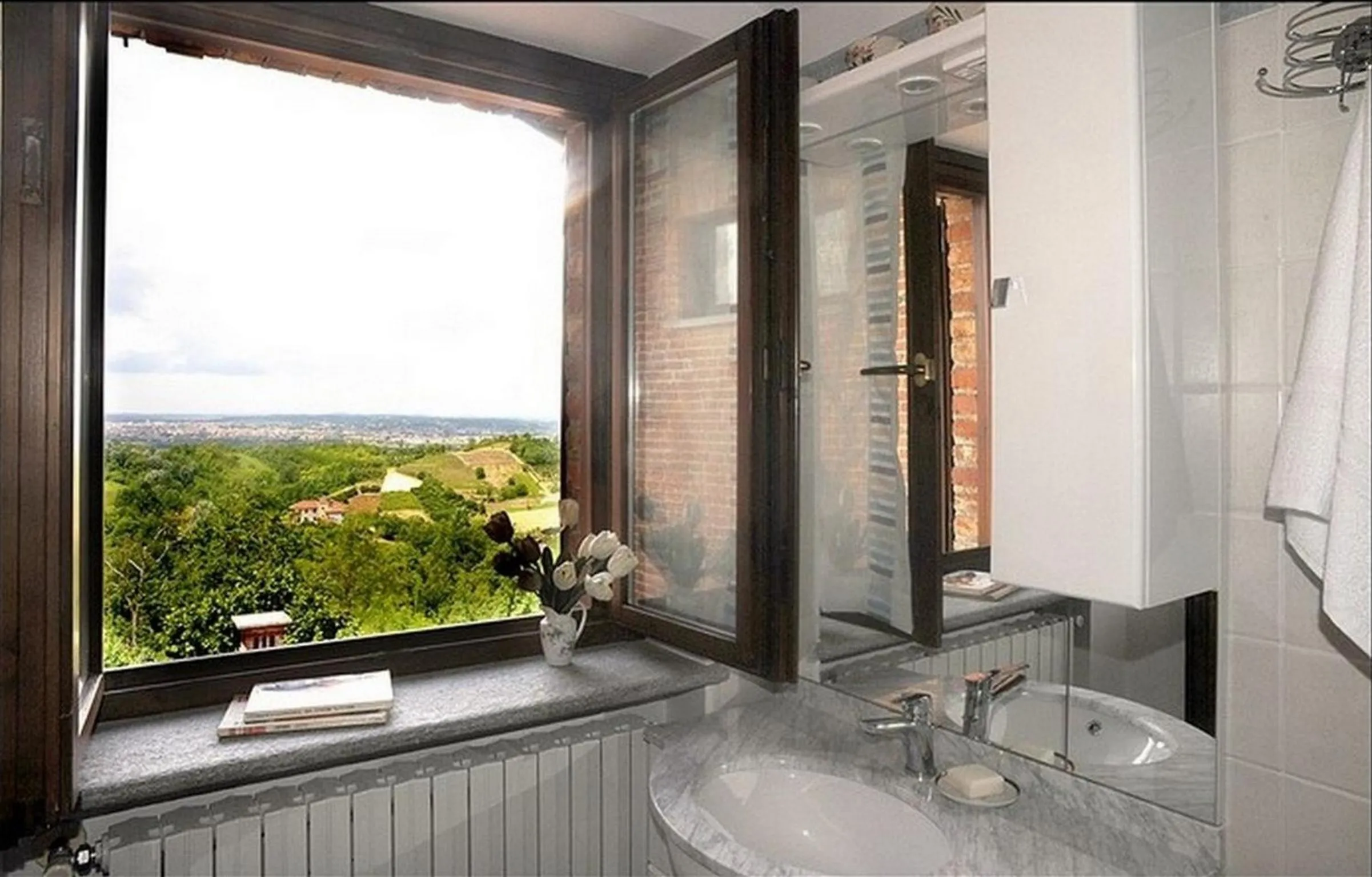 Bathroom in B&B Lanterna delle Fate