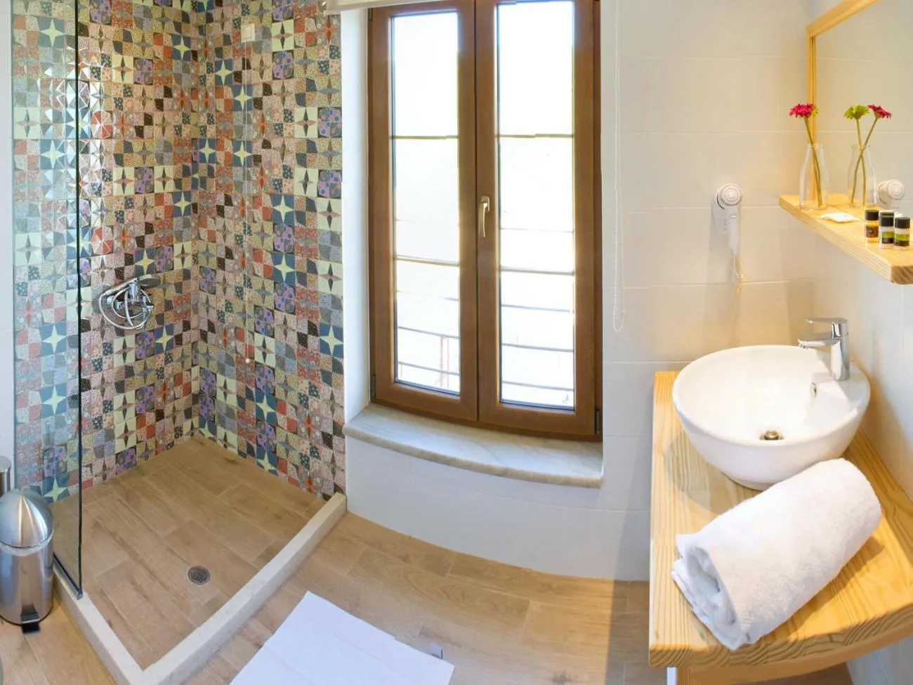 Shower in Arktos Hotel