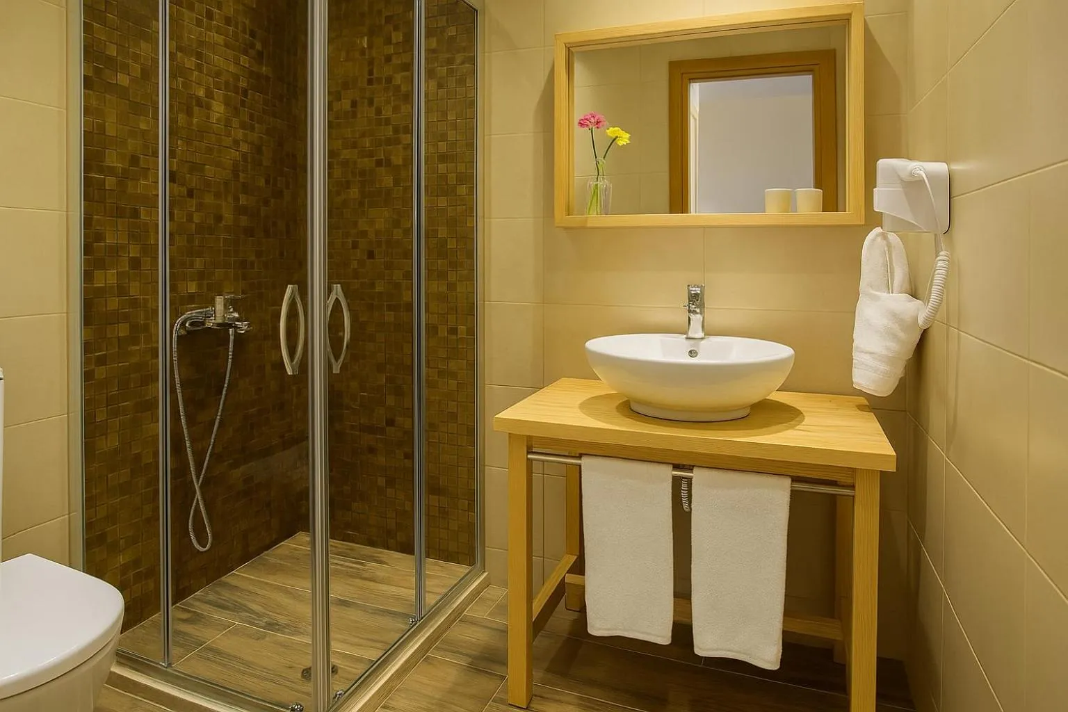 Bathroom in Arktos Hotel