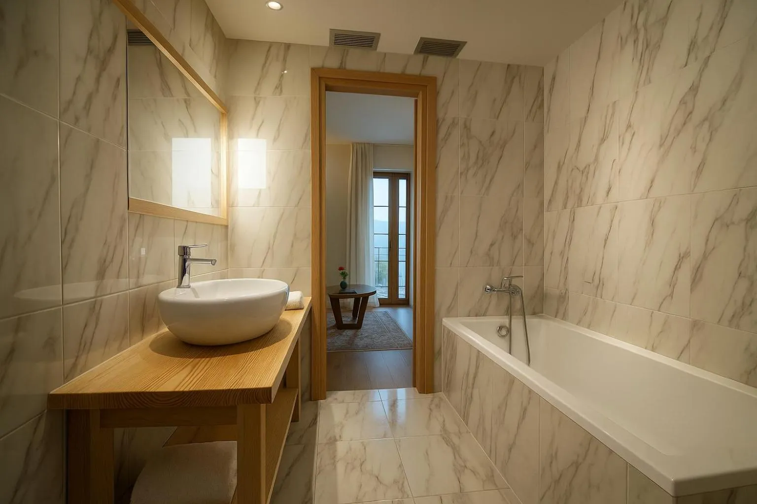 Bathroom in Arktos Hotel