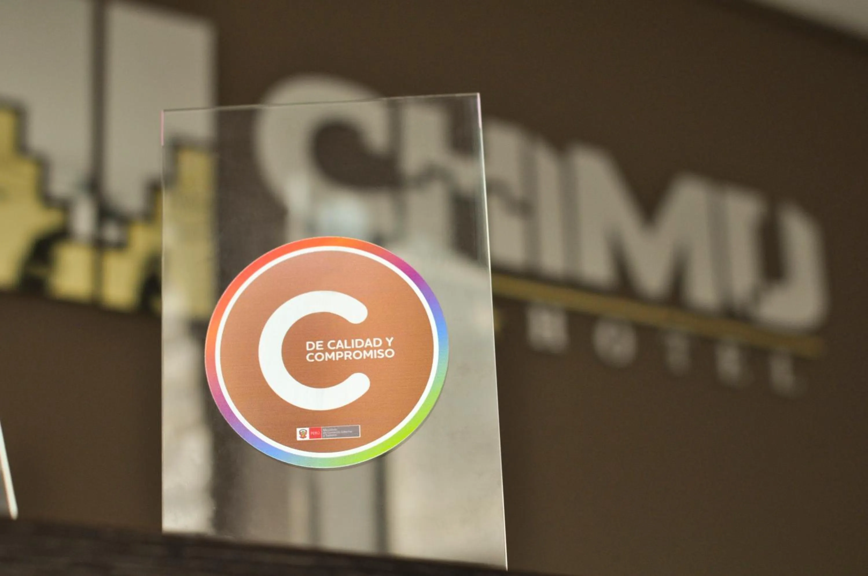 Property logo or sign in Hotel Chimu