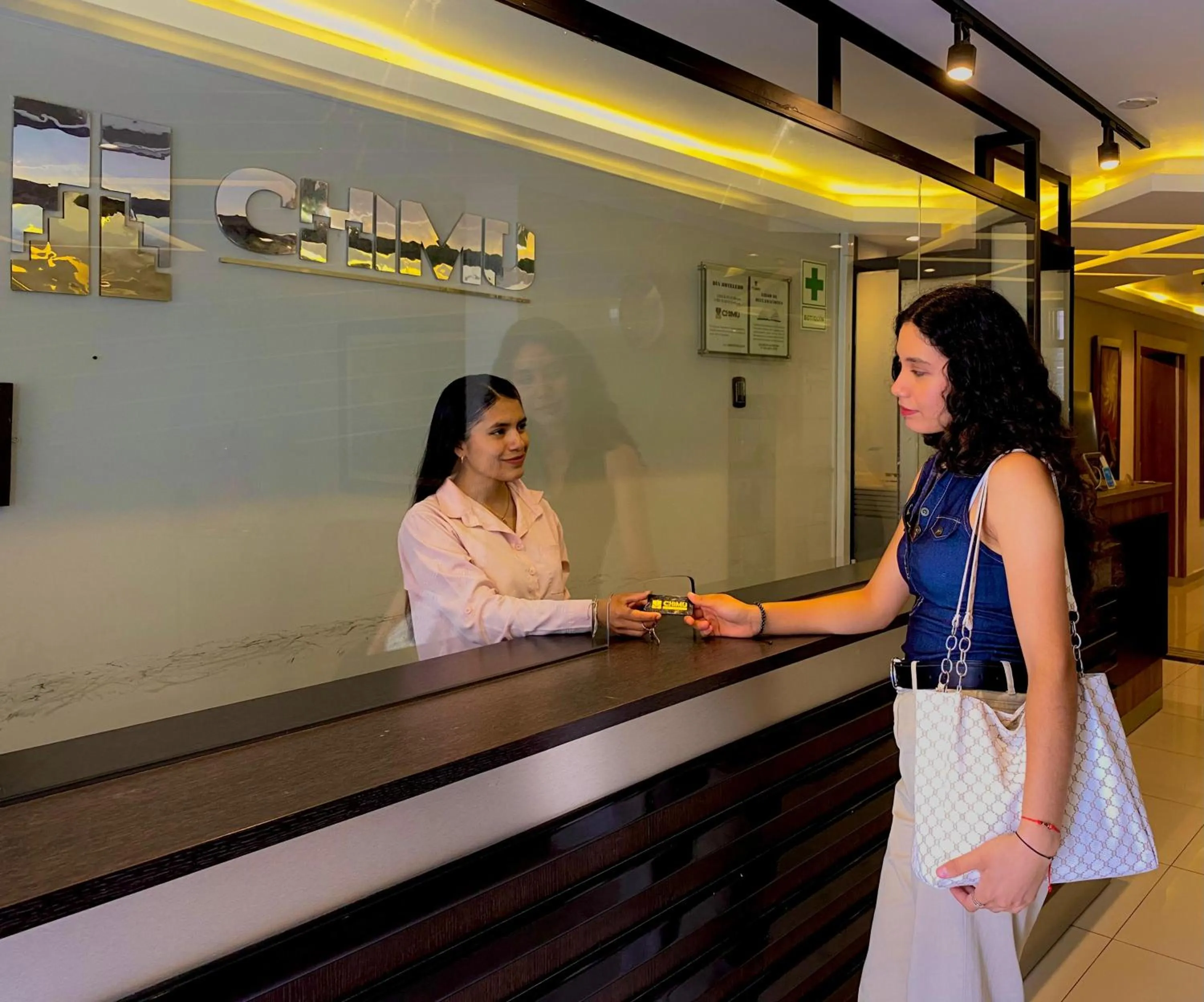 Lobby or reception in Hotel Chimu