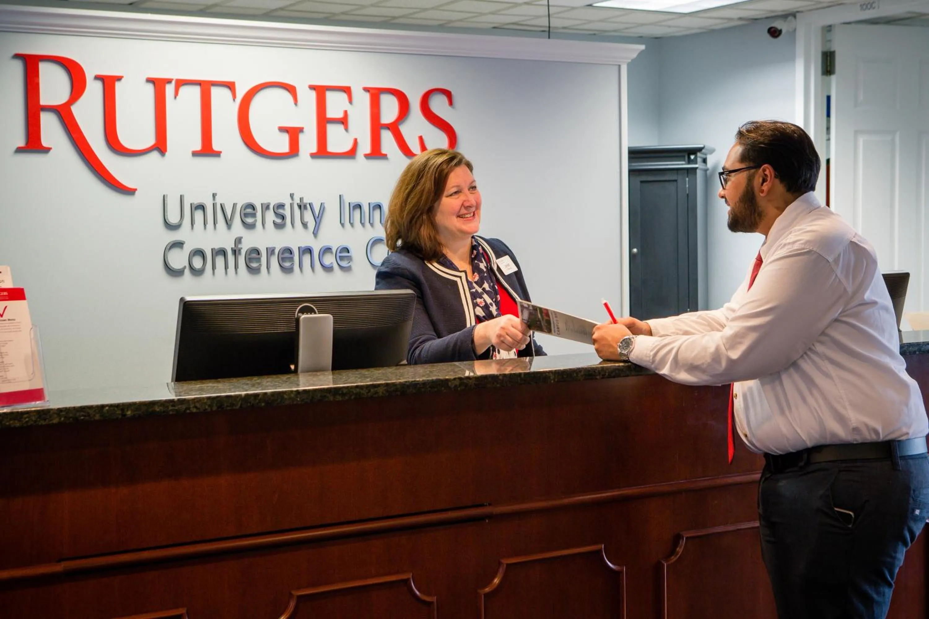 Staff in Rutgers University Inn and Conference Center