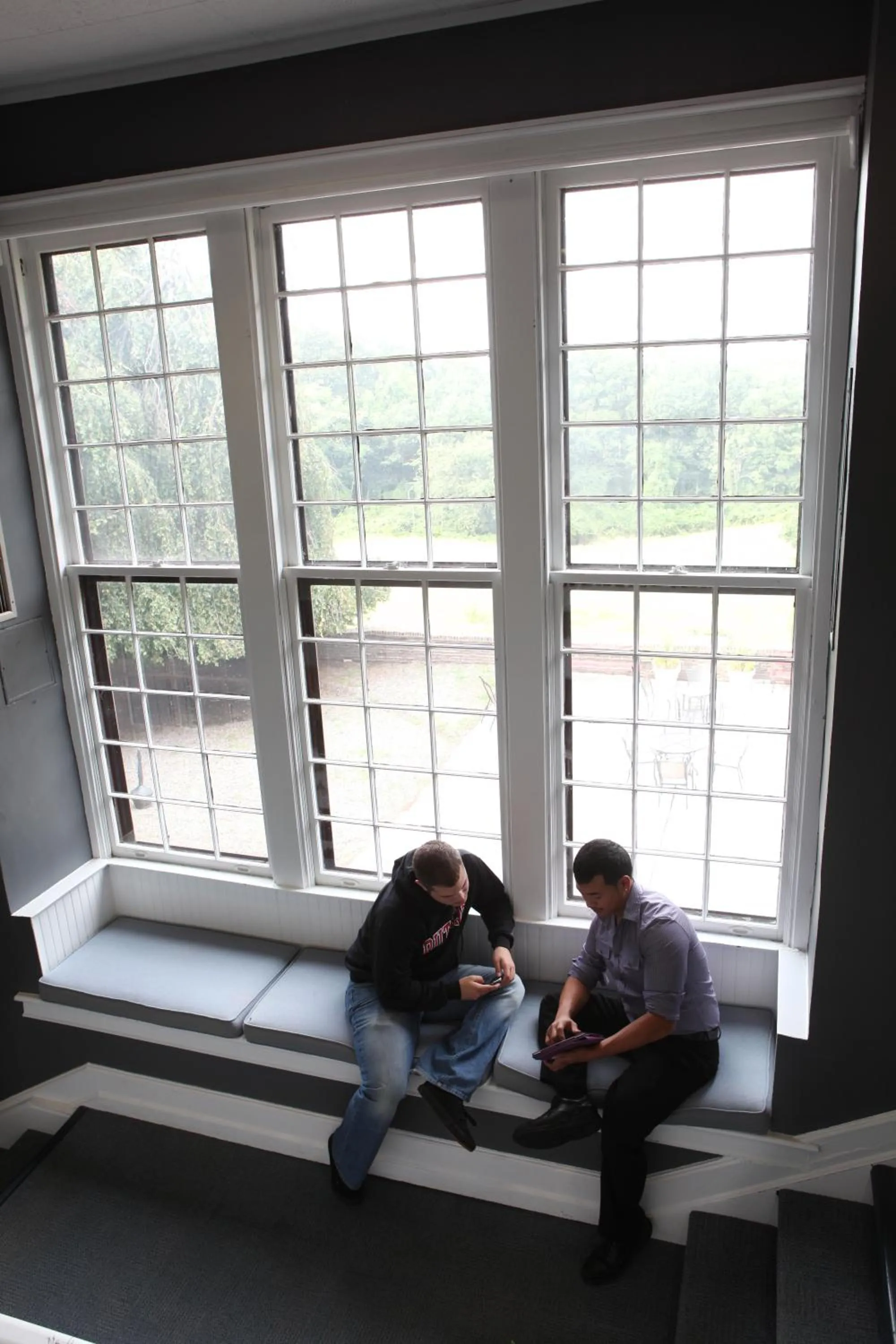 Guests in Rutgers University Inn and Conference Center