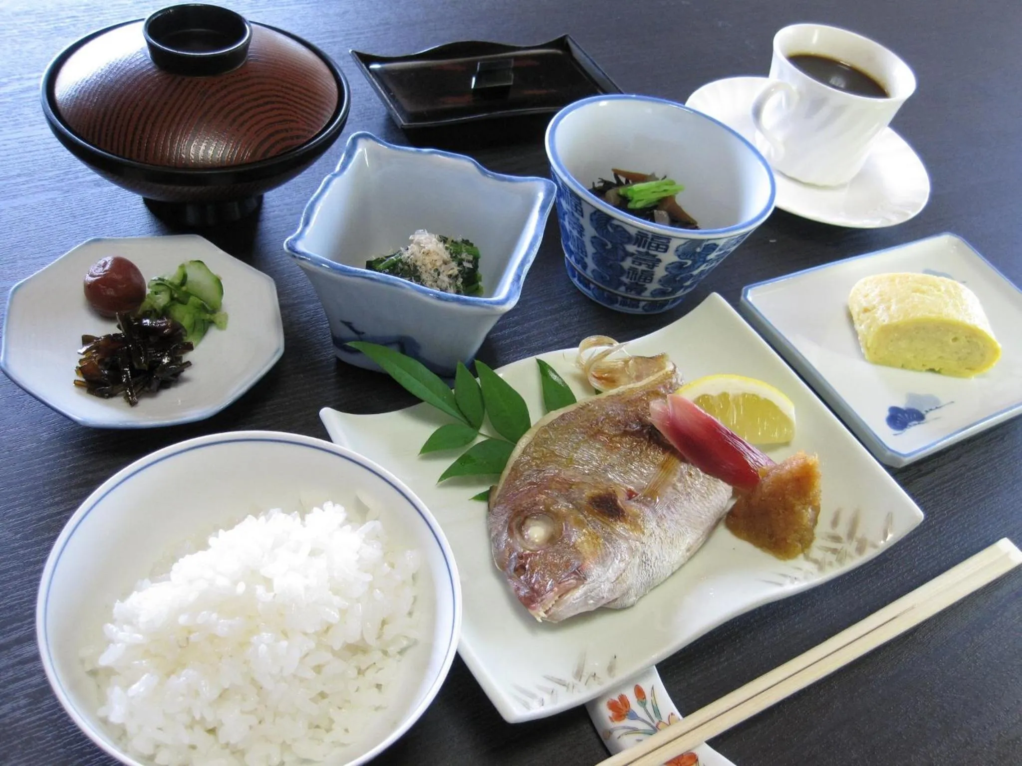Food in Suminoe Ryokan