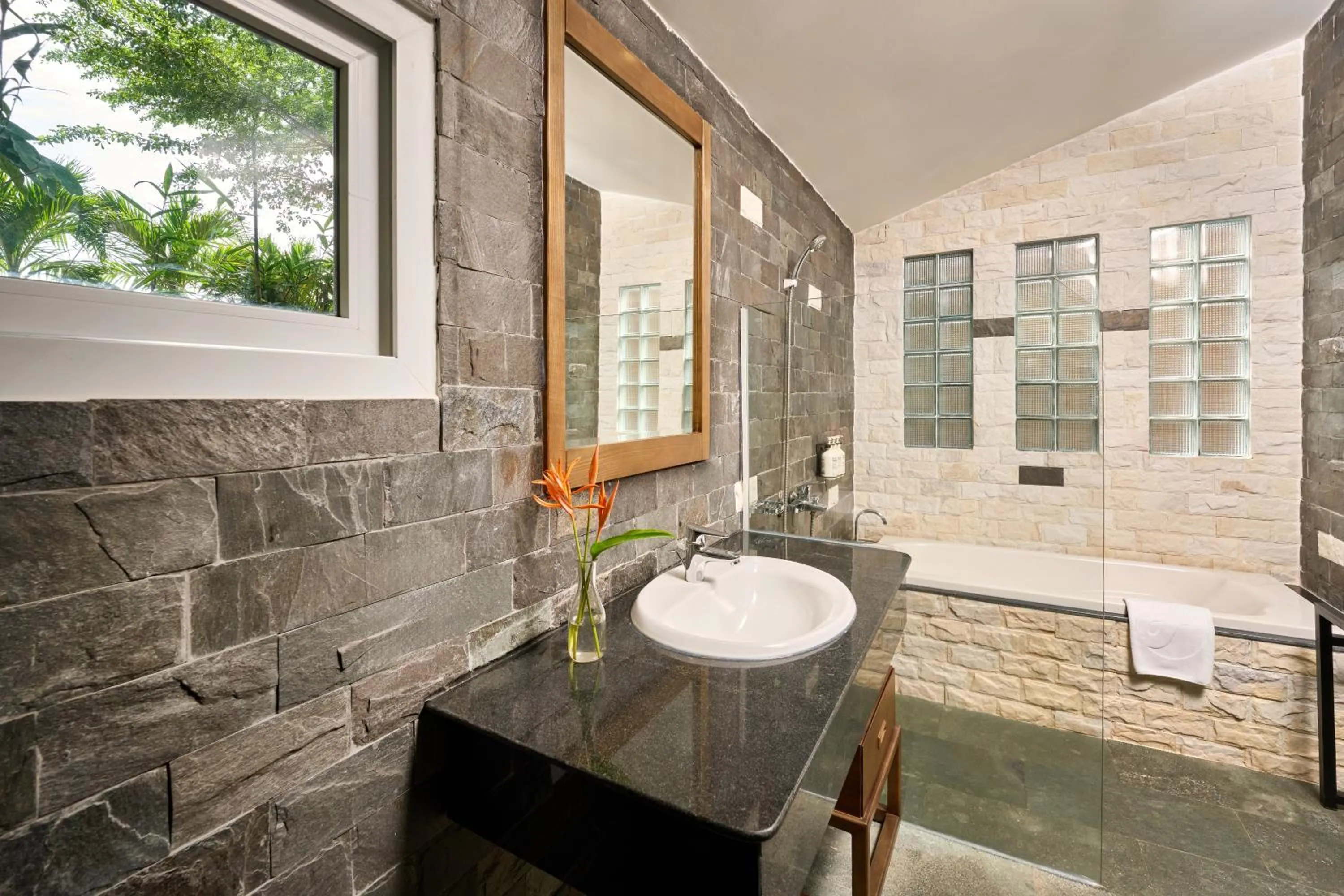 Bathroom in Famiana Green Villa - Complimentary Airport Shuttle