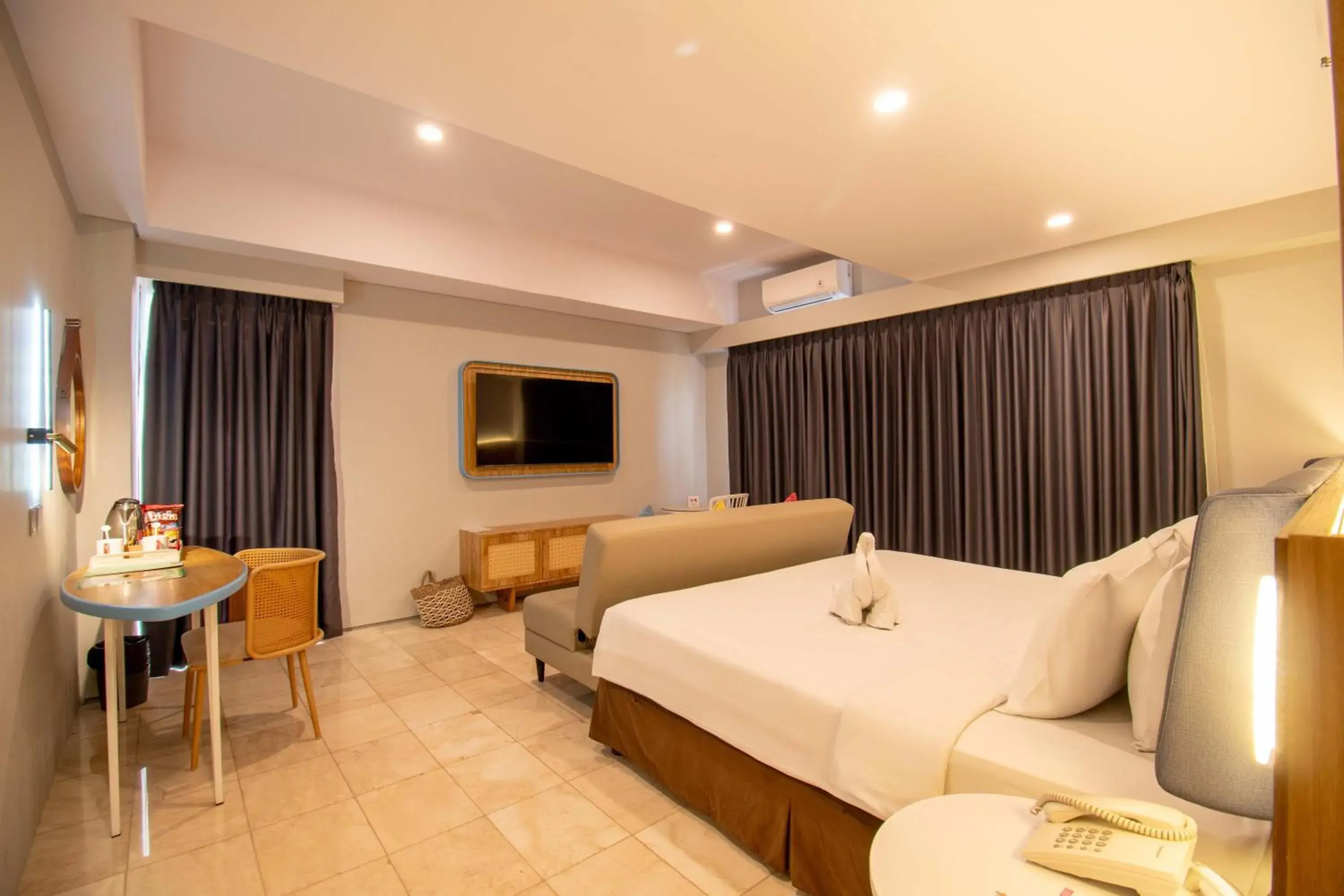 Living room, Bed in Koa D Surfer Hotel Living room, Bed in Koa D Surfer Hotel