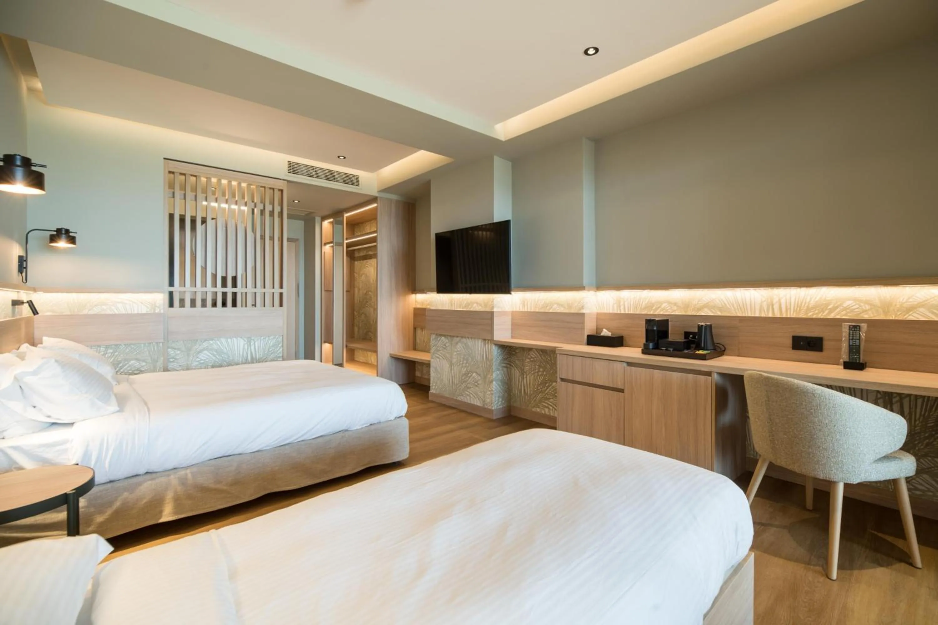 Photo of the whole room, Bed in SENSEANA Sea Side Resort & Aquadventure