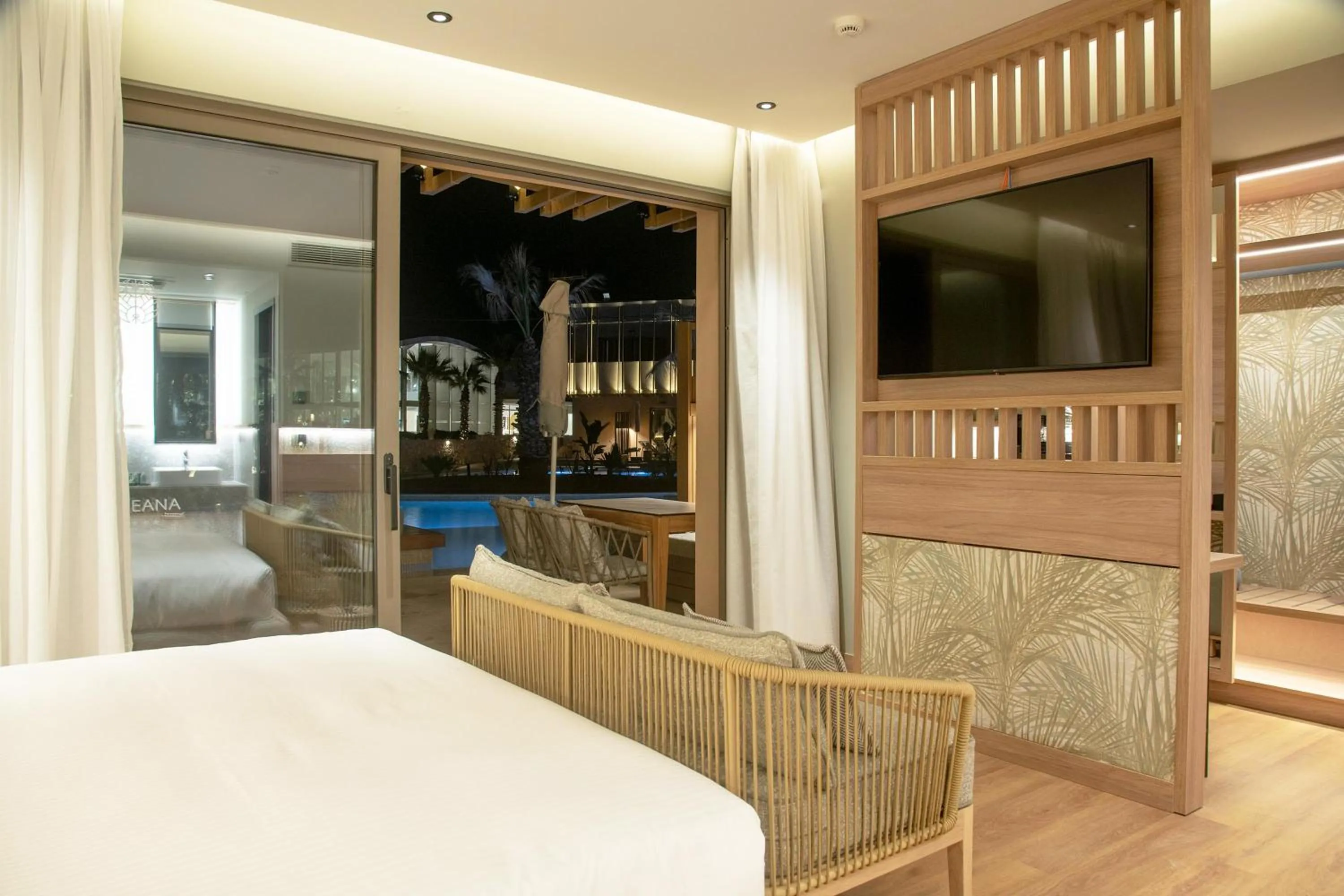 Photo of the whole room, Bed in SENSEANA Sea Side Resort & Aquadventure