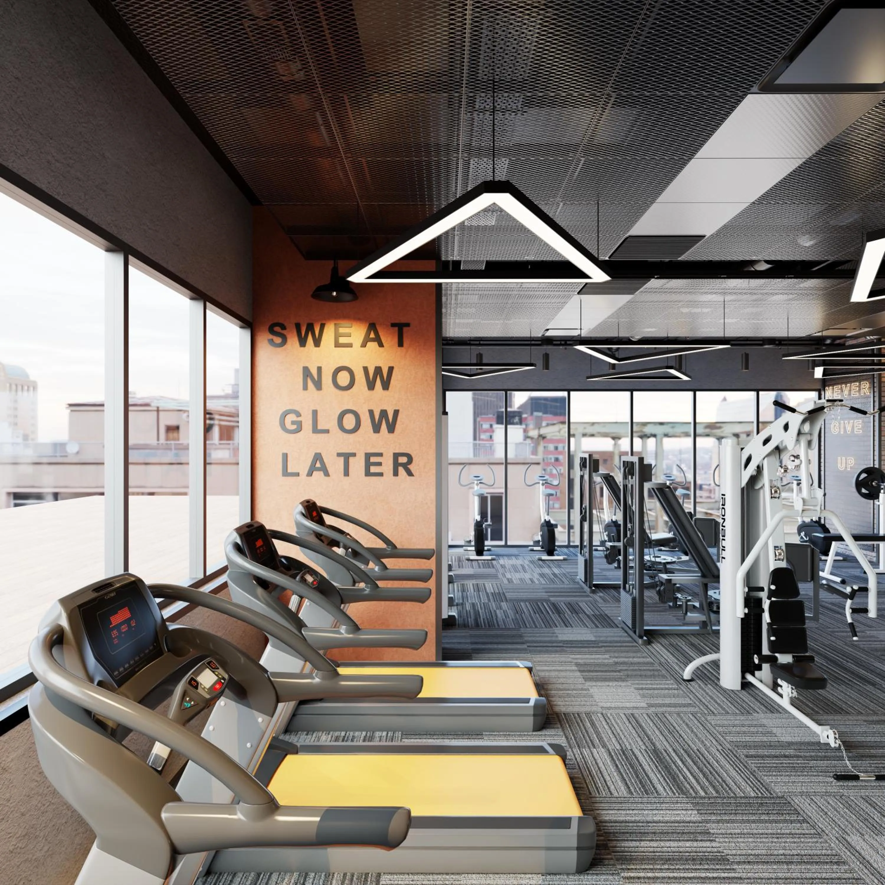 Fitness centre/facilities in Bcons City Hotel