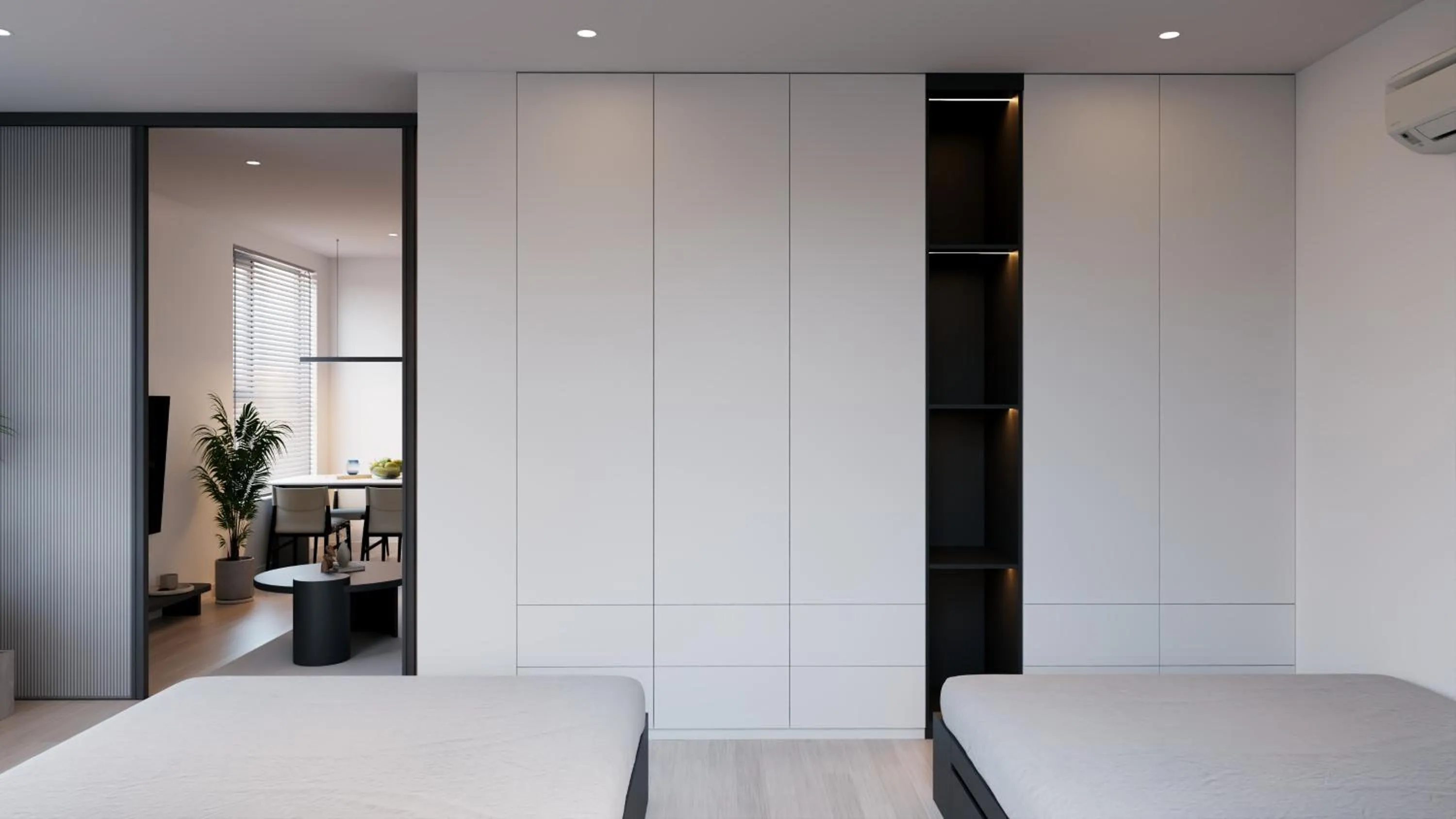 Bed in Bcons City Hotel