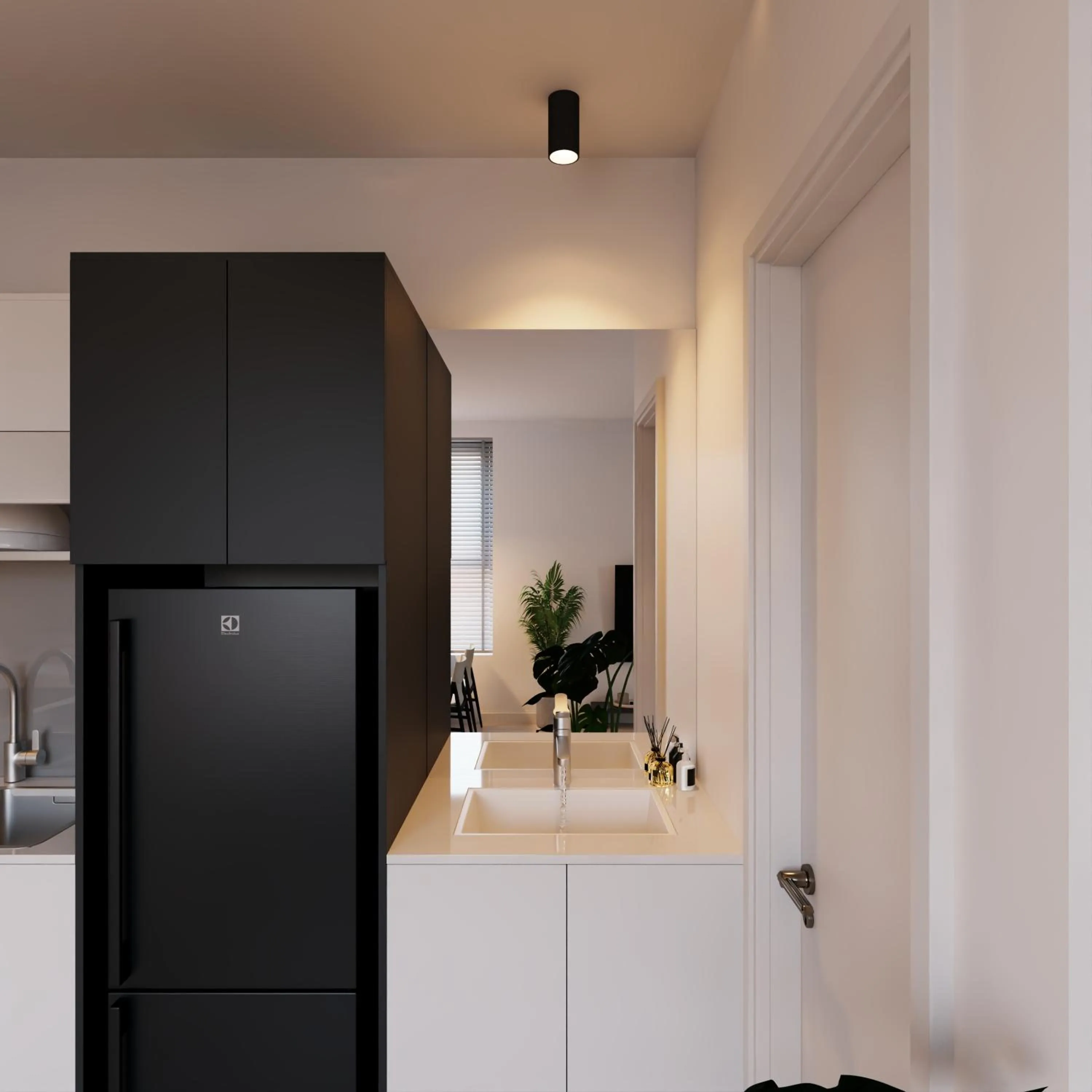 kitchen in Bcons City Hotel