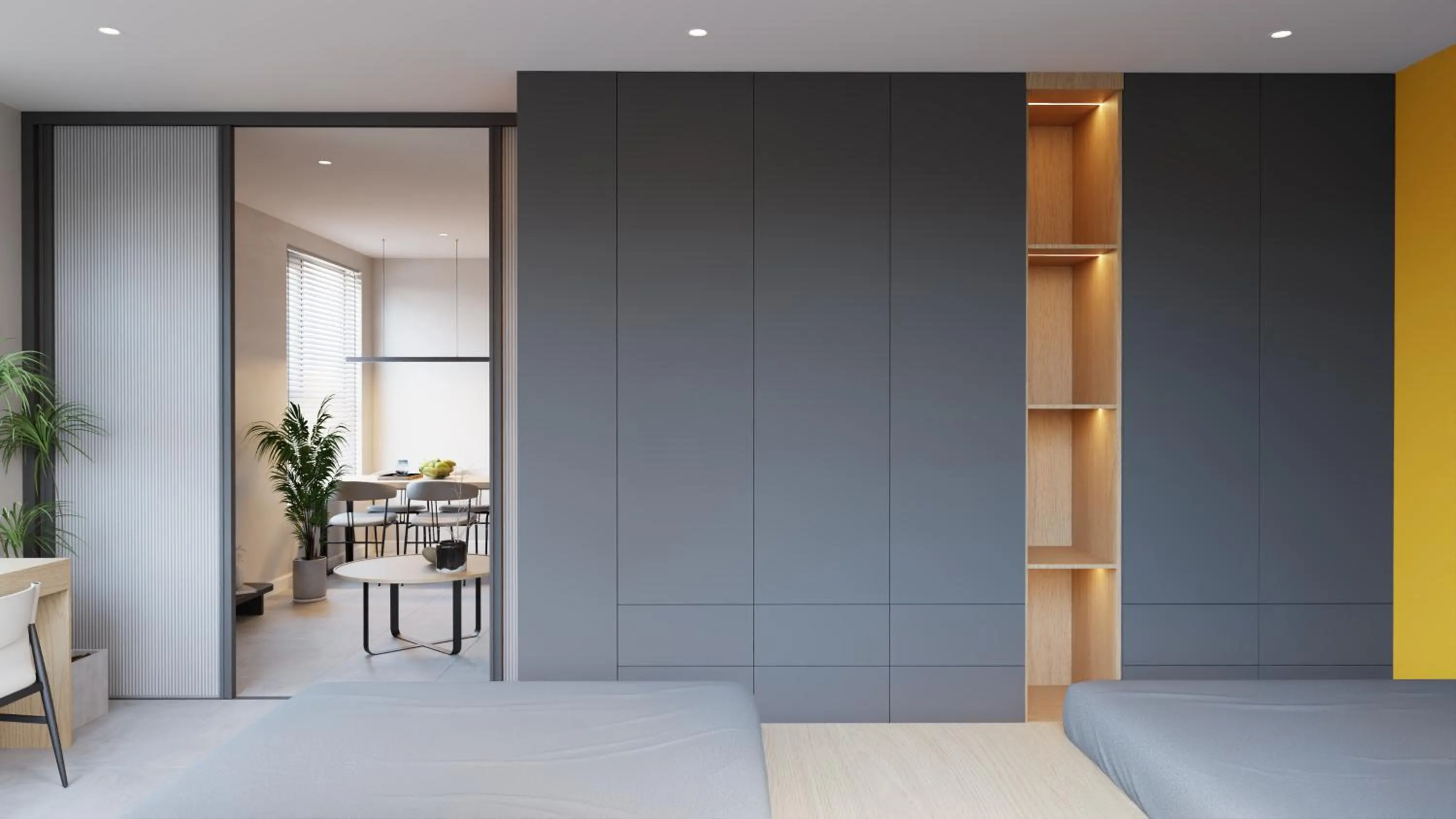 wardrobe in Bcons City Hotel