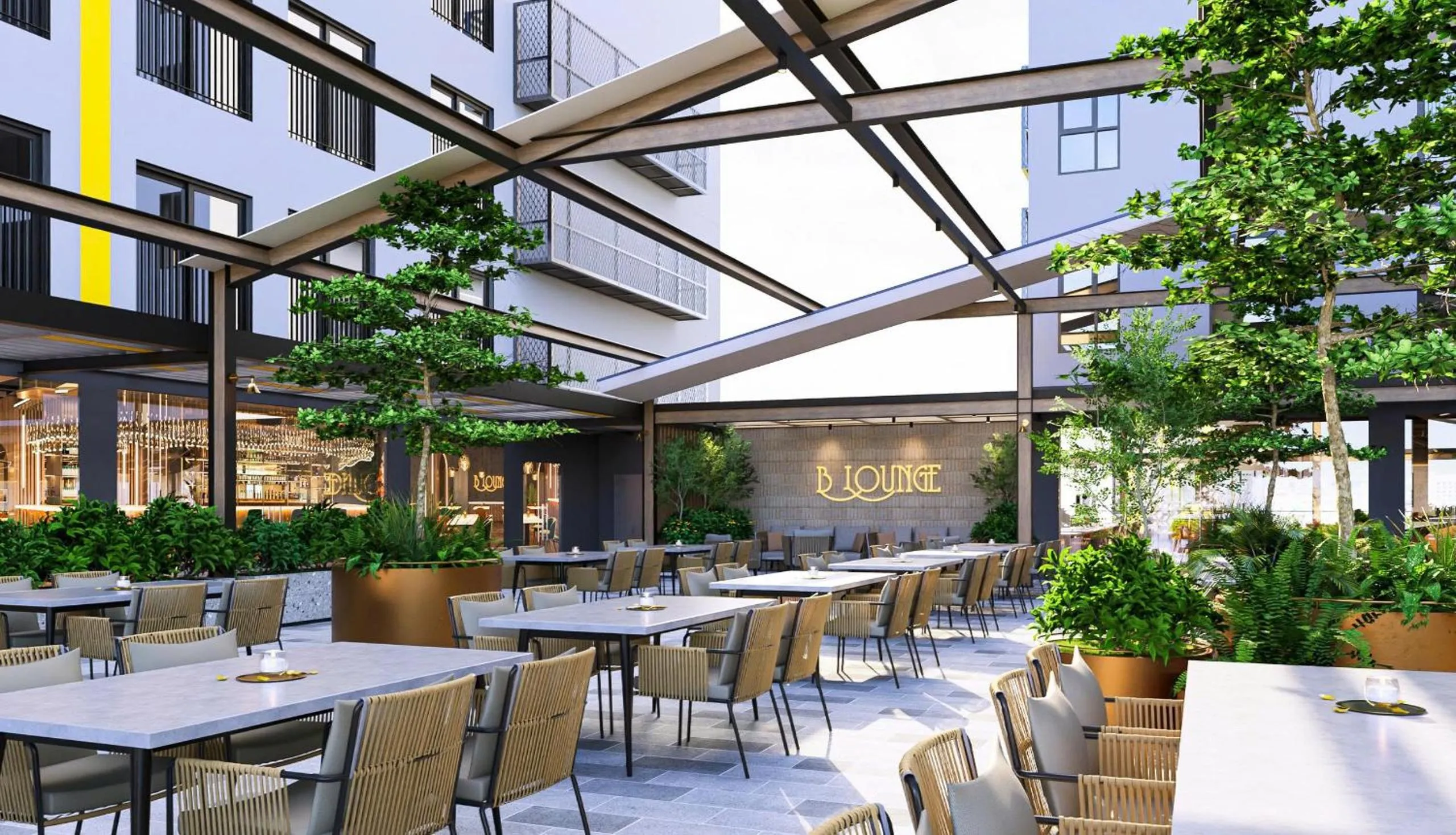 Restaurant/places to eat in Bcons City Hotel