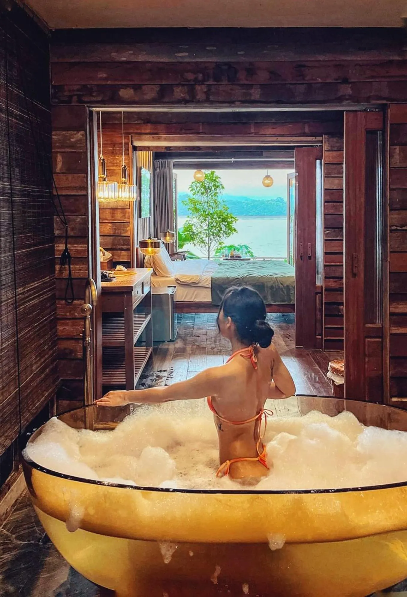 Bathroom in Suneta Hotel Chiangkhan Soi 6