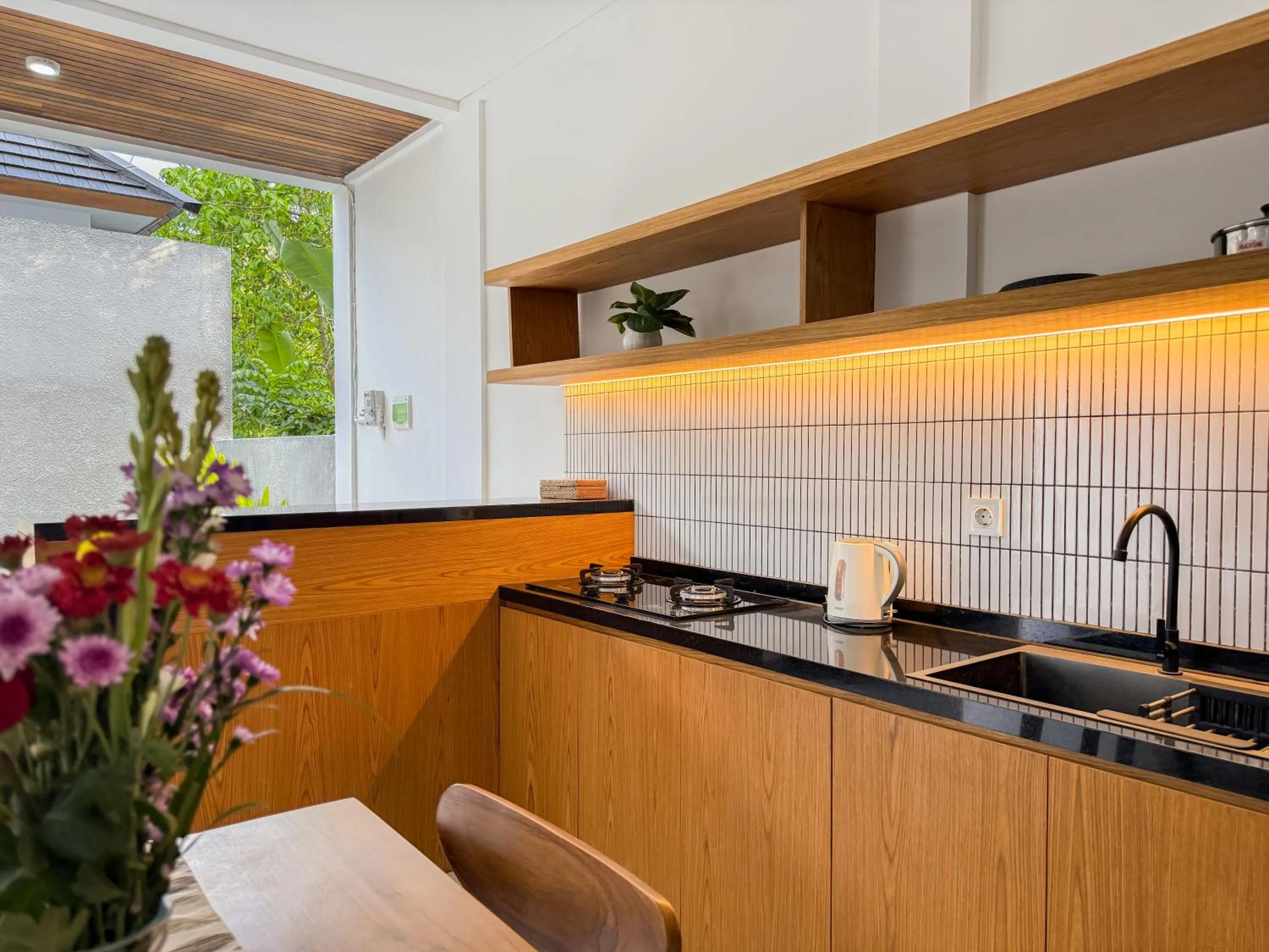 kitchen in Varila Villa Ubud