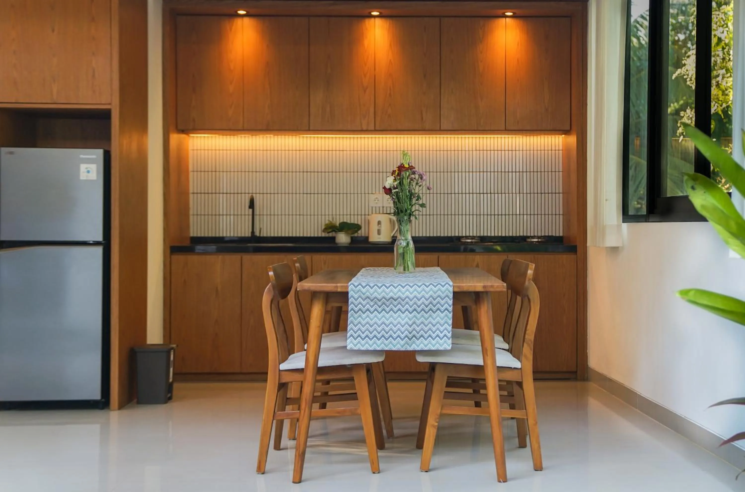 Dining area in Varila Villa Ubud