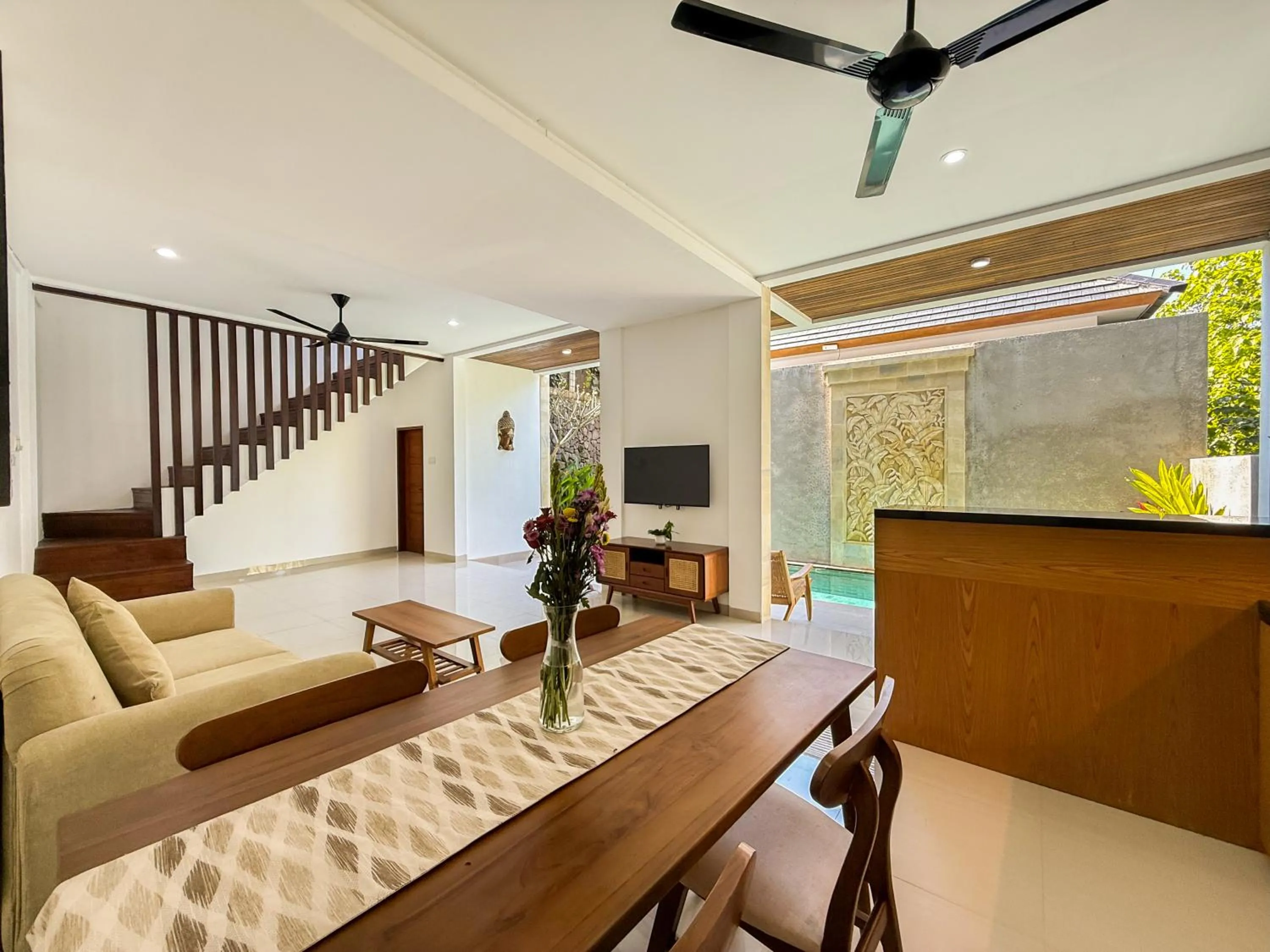 Living room in Varila Villa Ubud