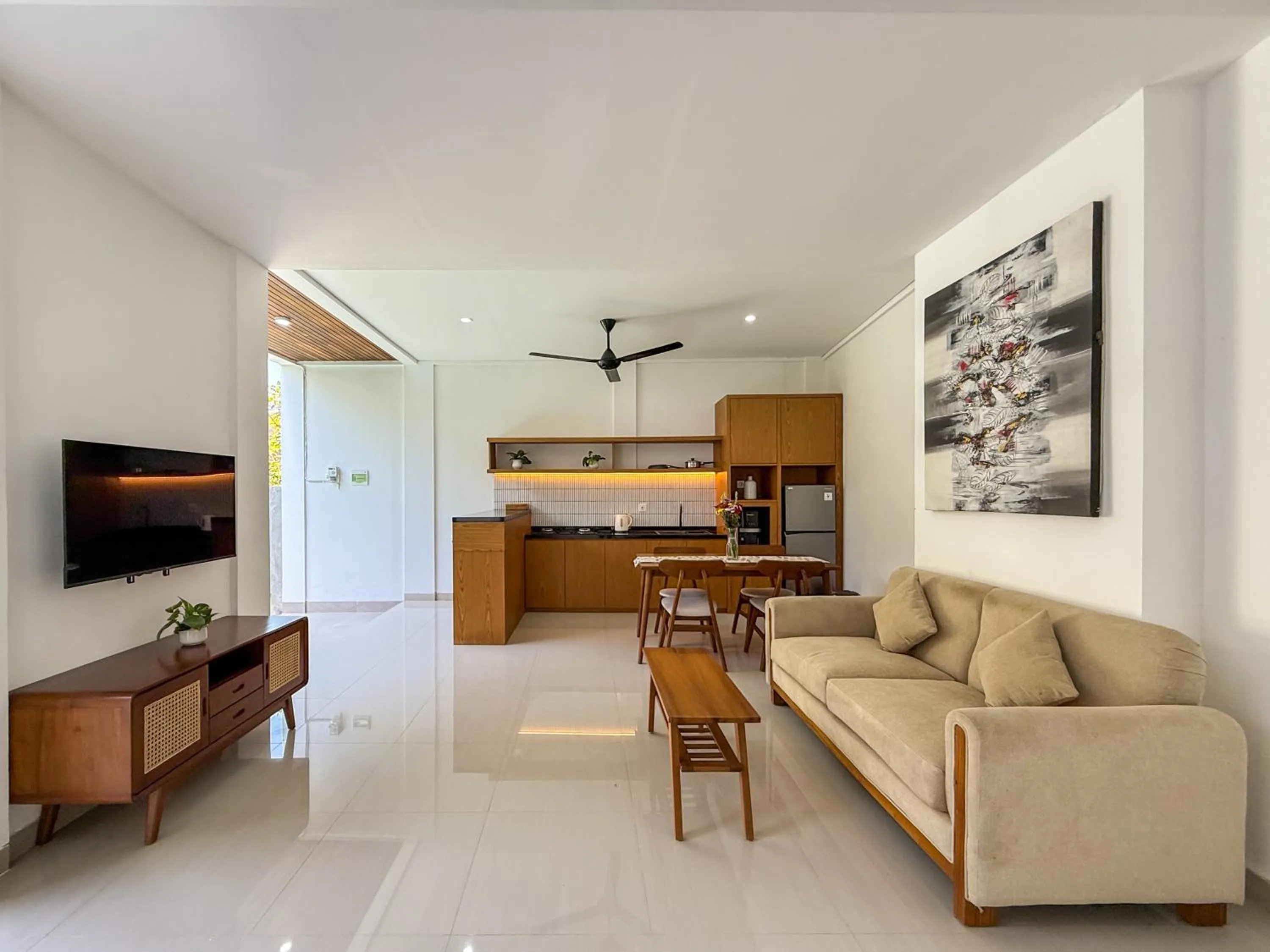 Living room in Varila Villa Ubud