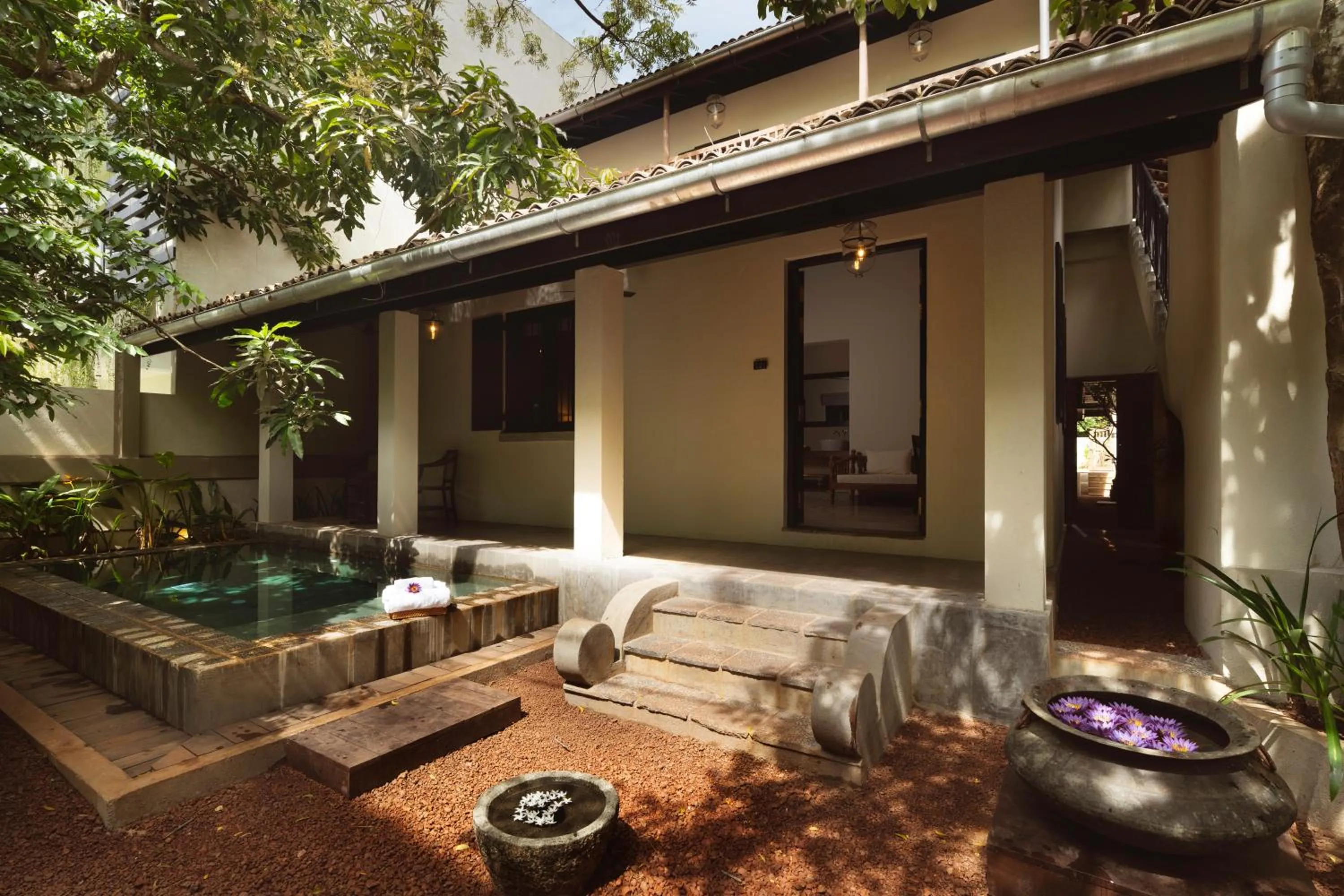 Pool view in Beldon Boutique Hotel